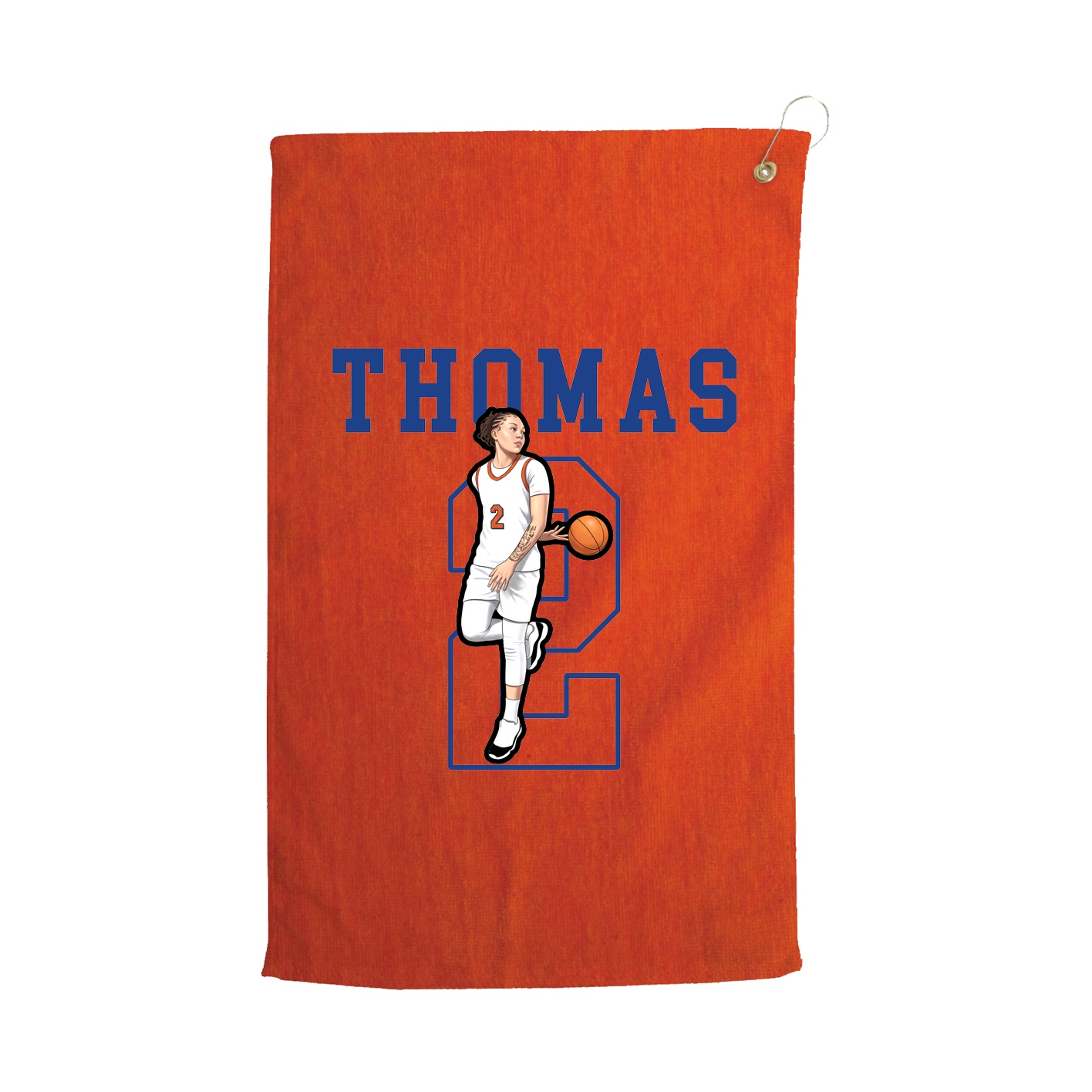 Golf Towel — Shirsey in Orange