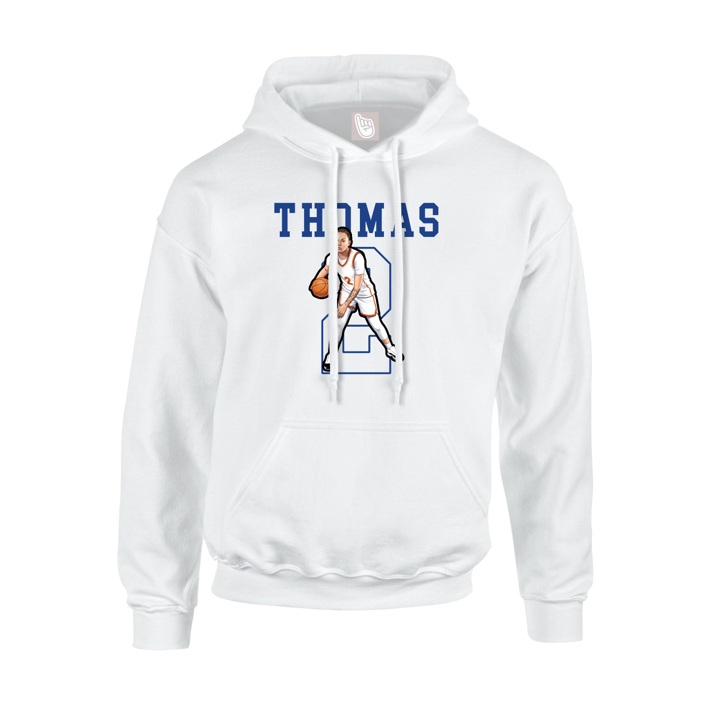 Hoodie — Shirsey in White