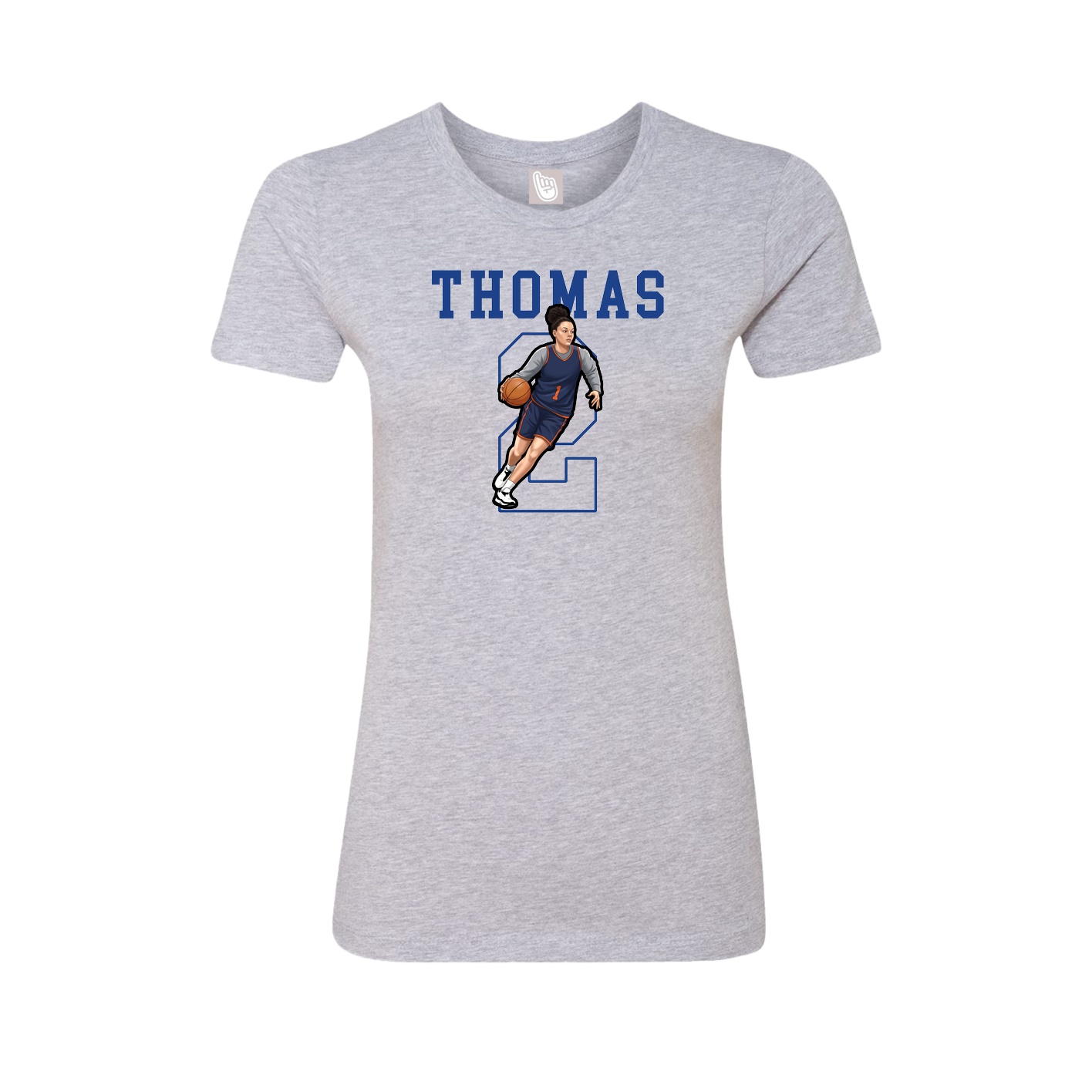 Fitted Women's Tee — Shirsey in Grey