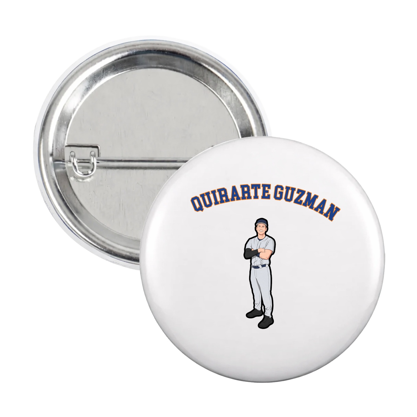 Game Day Button — Shirsey Arch in White