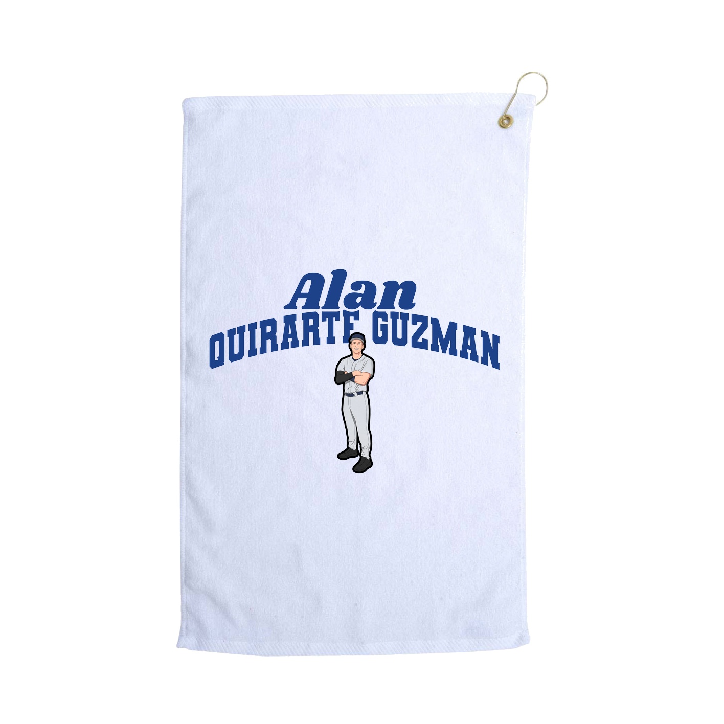 Golf Towel — Signature Arch in White