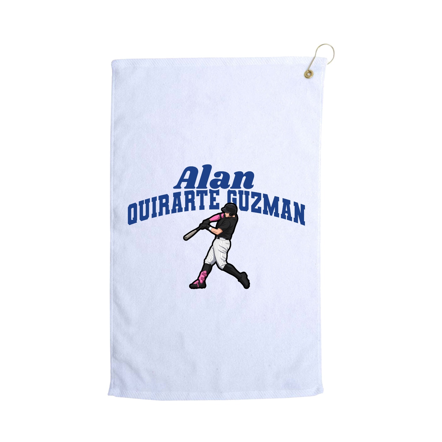 Golf Towel — Signature Arch in White