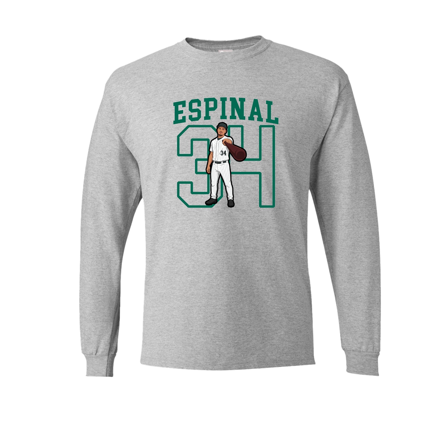 Long Sleeve Tee — Shirsey in Grey