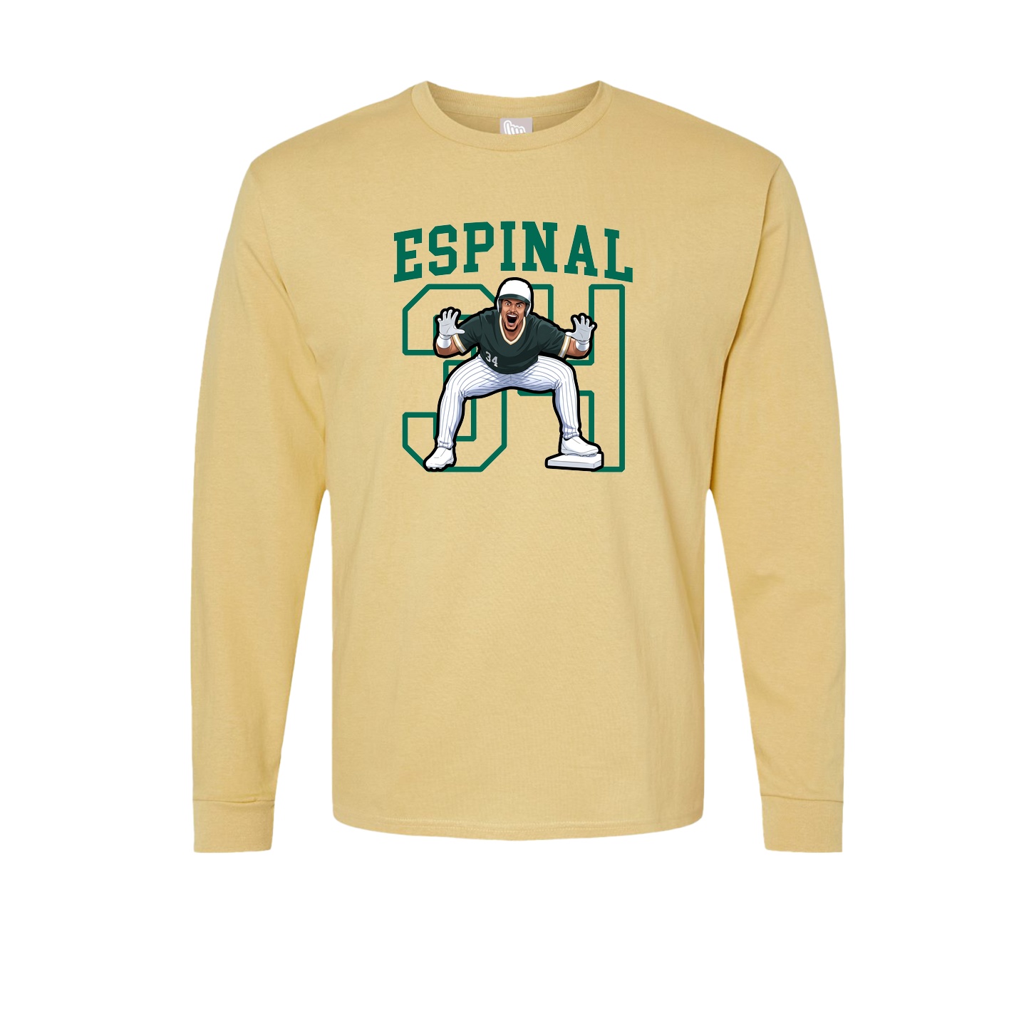 Long Sleeve Tee — Shirsey in Vegas Gold