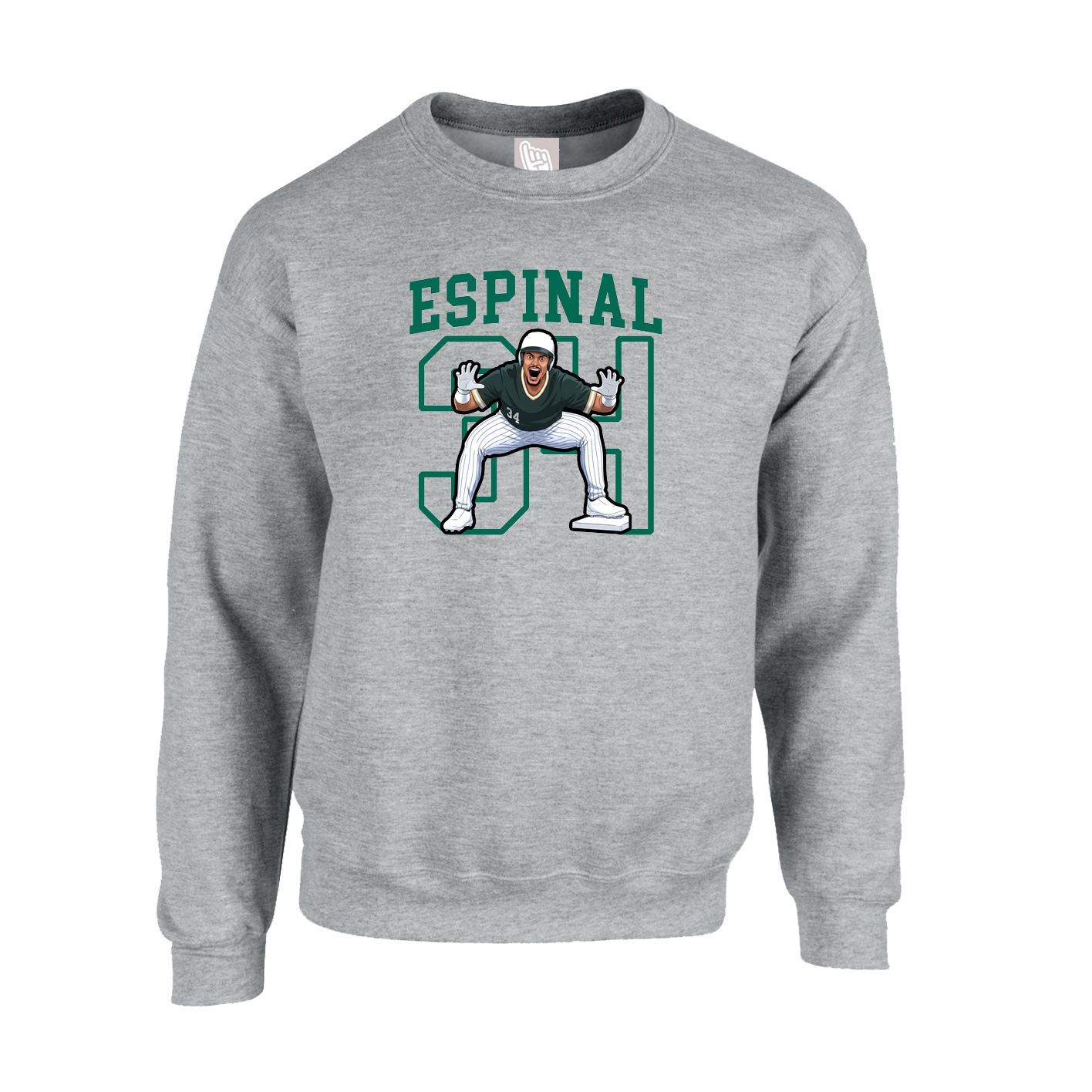 Fleece Crew — Shirsey in Grey