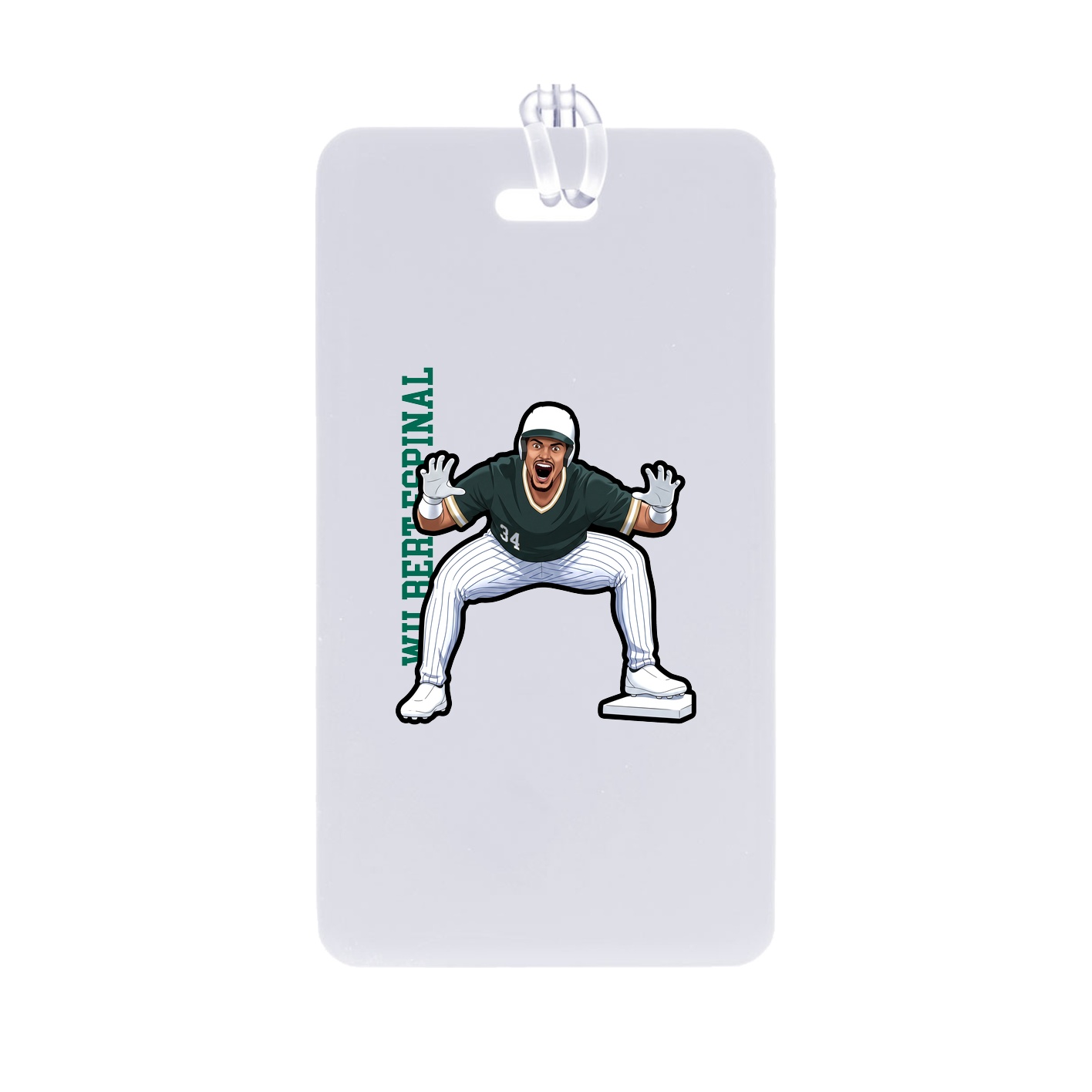 Bag Tag — Name Vertical in Classic