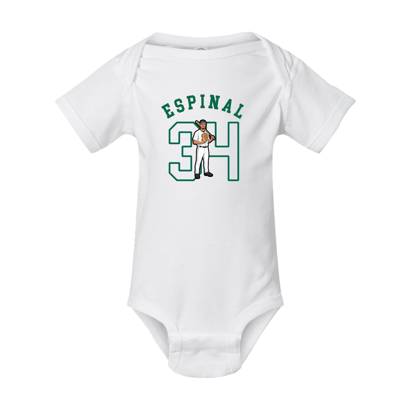 Baby Onesie — Shirsey Arch in White