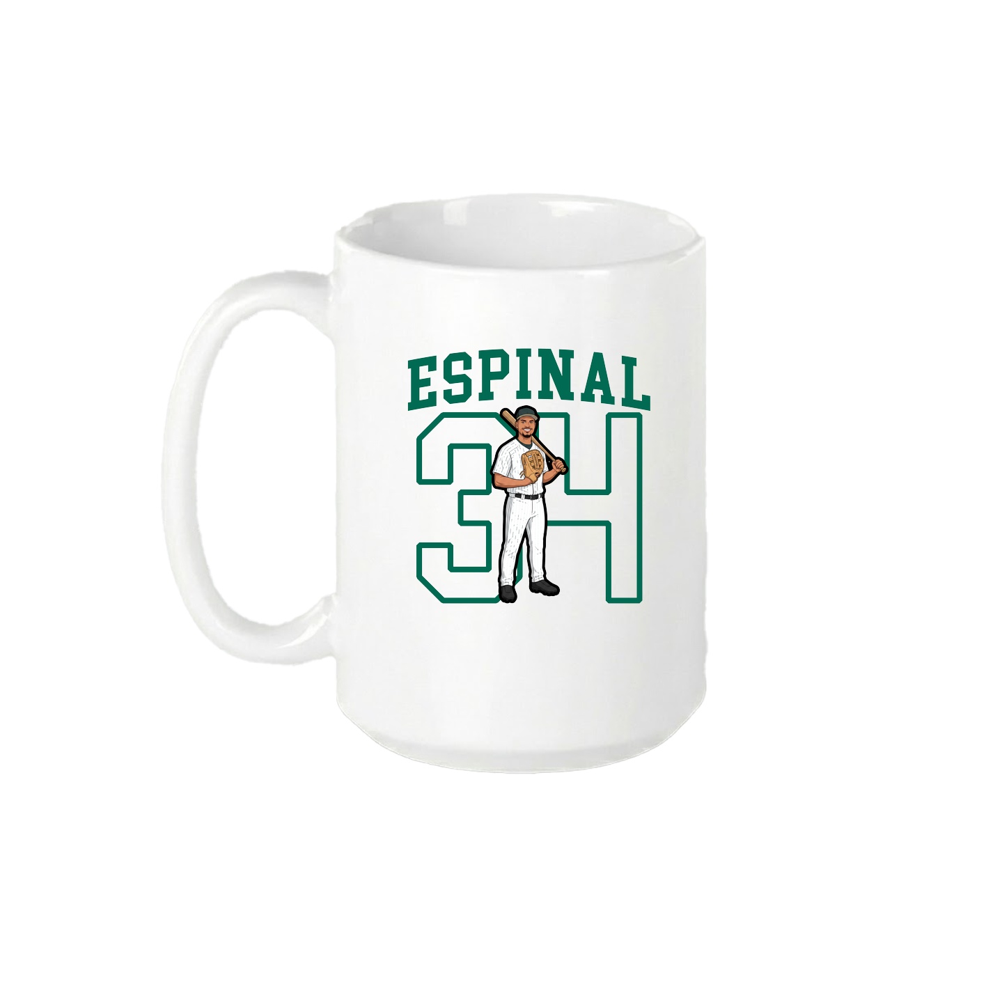 15oz Coffee Mug — Shirsey in White