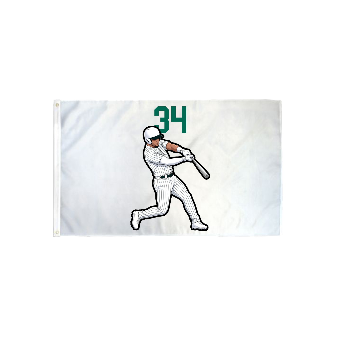 3x5 Flag — Number Top in Classic