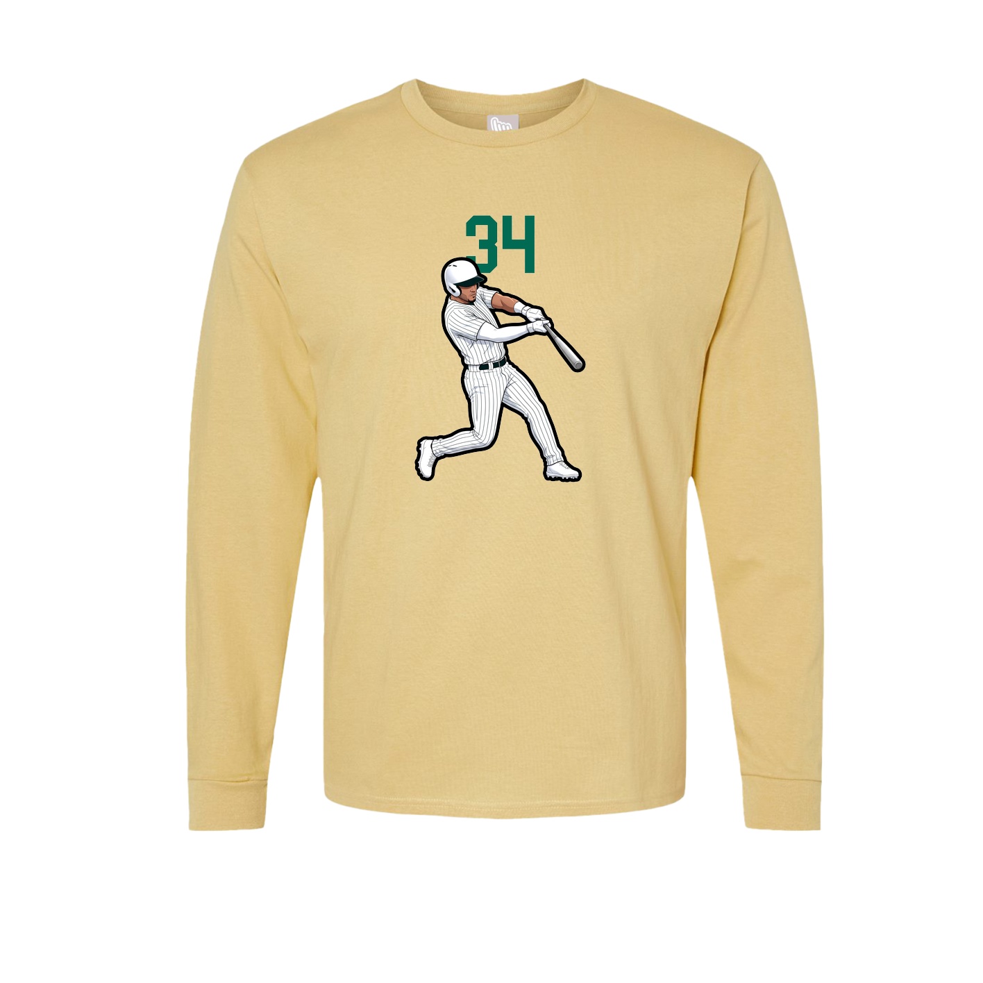 Long Sleeve Tee — Number Top in Vegas Gold
