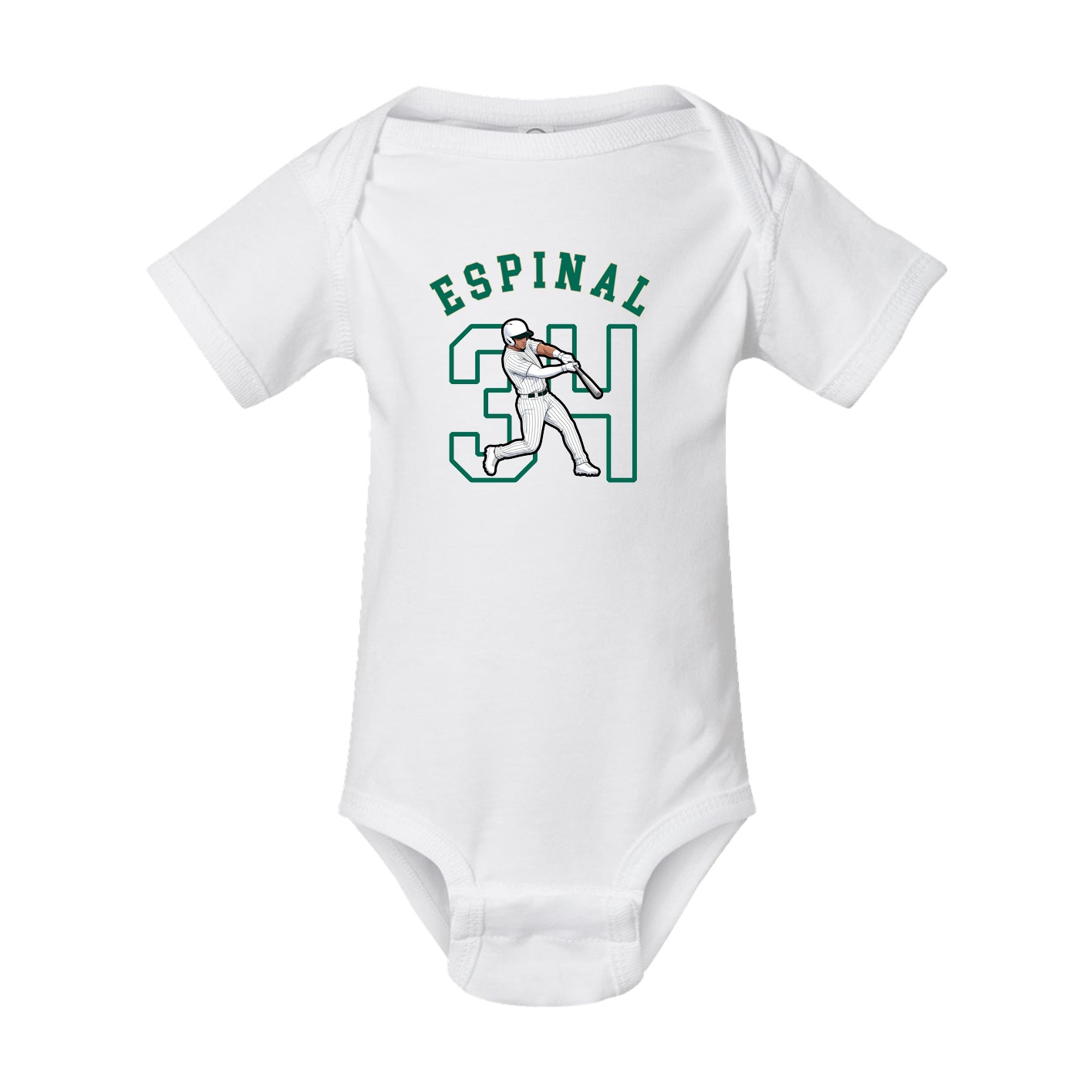 Baby Onesie — Shirsey Arch in White