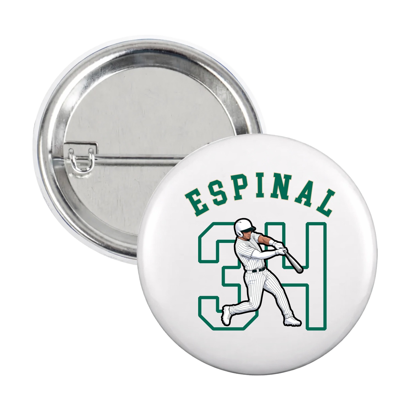 Game Day Button — Shirsey Arch in White