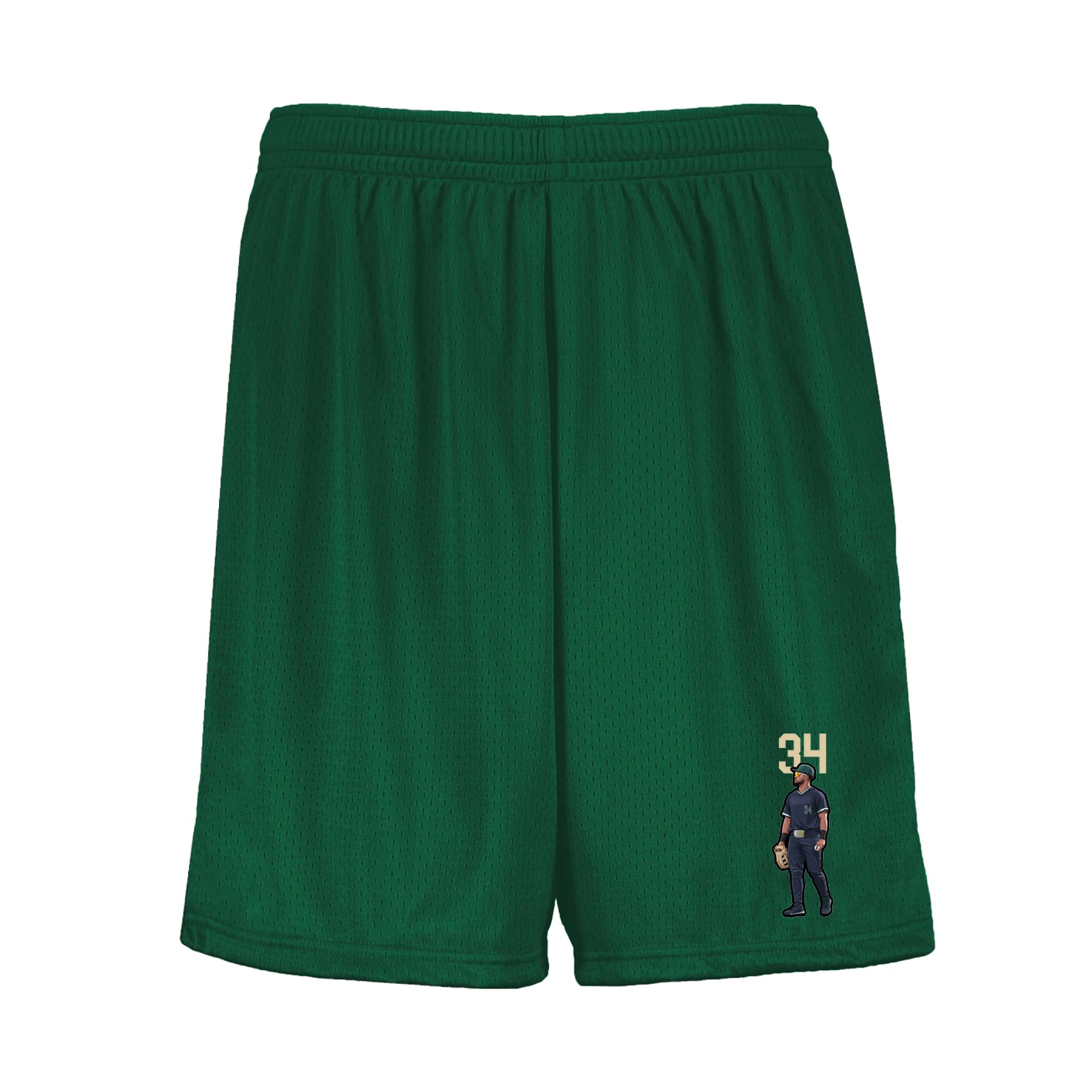 Shorts — Number Top in Green