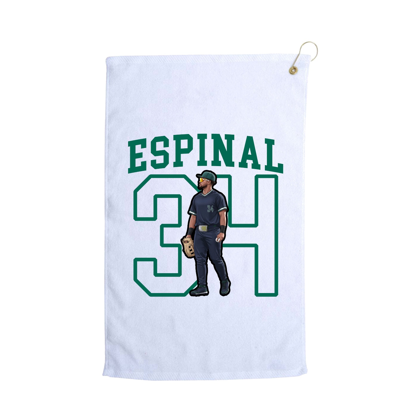 Golf Towel — Shirsey in White