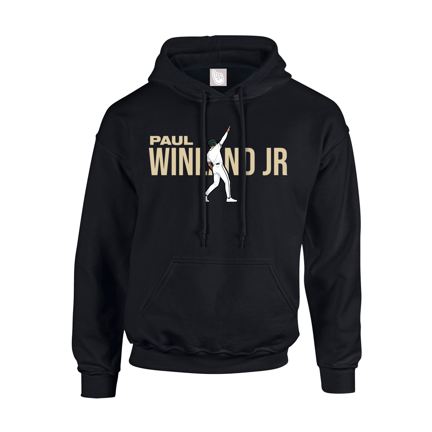 Hoodie — Player Name in Black
