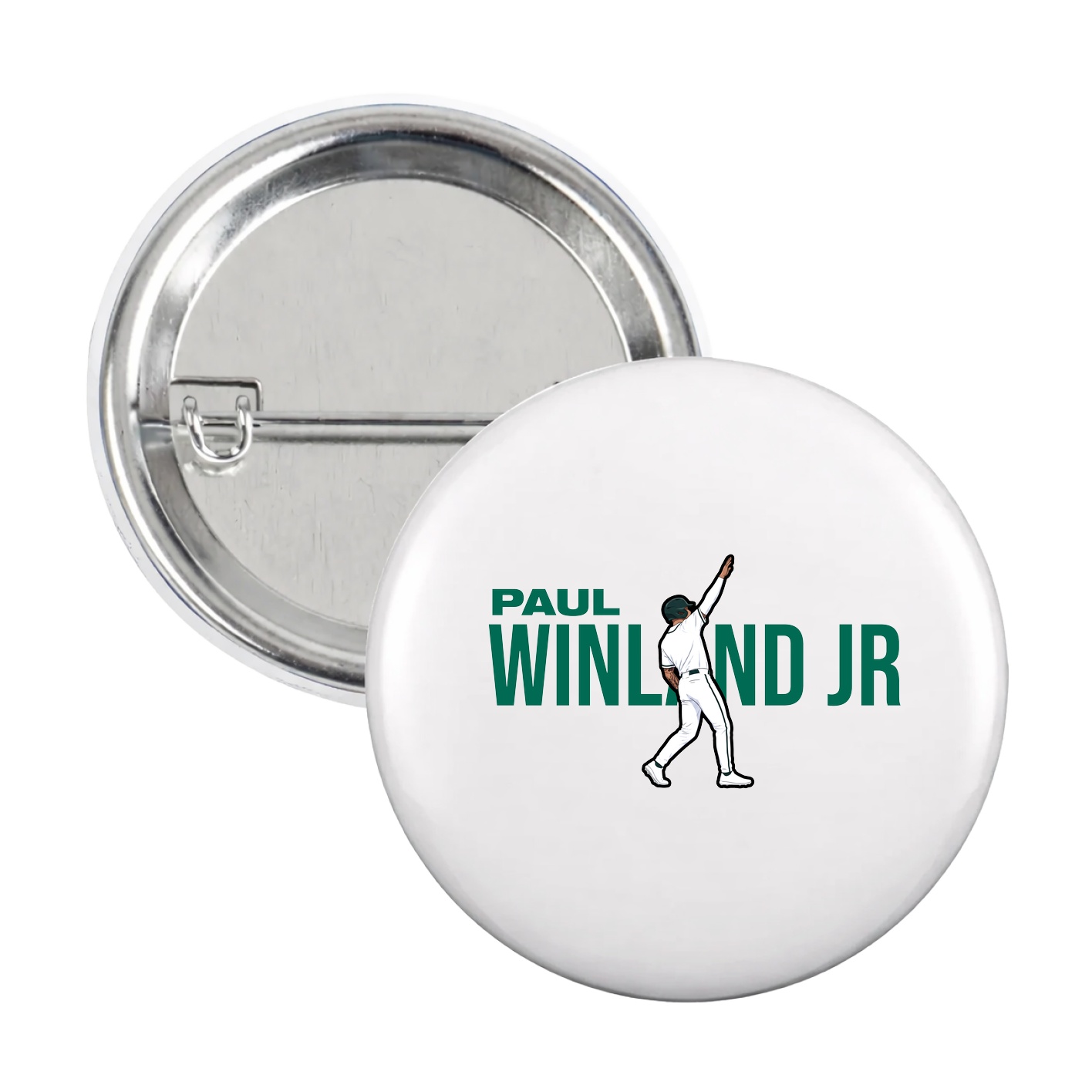Game Day Button — Player Name in White