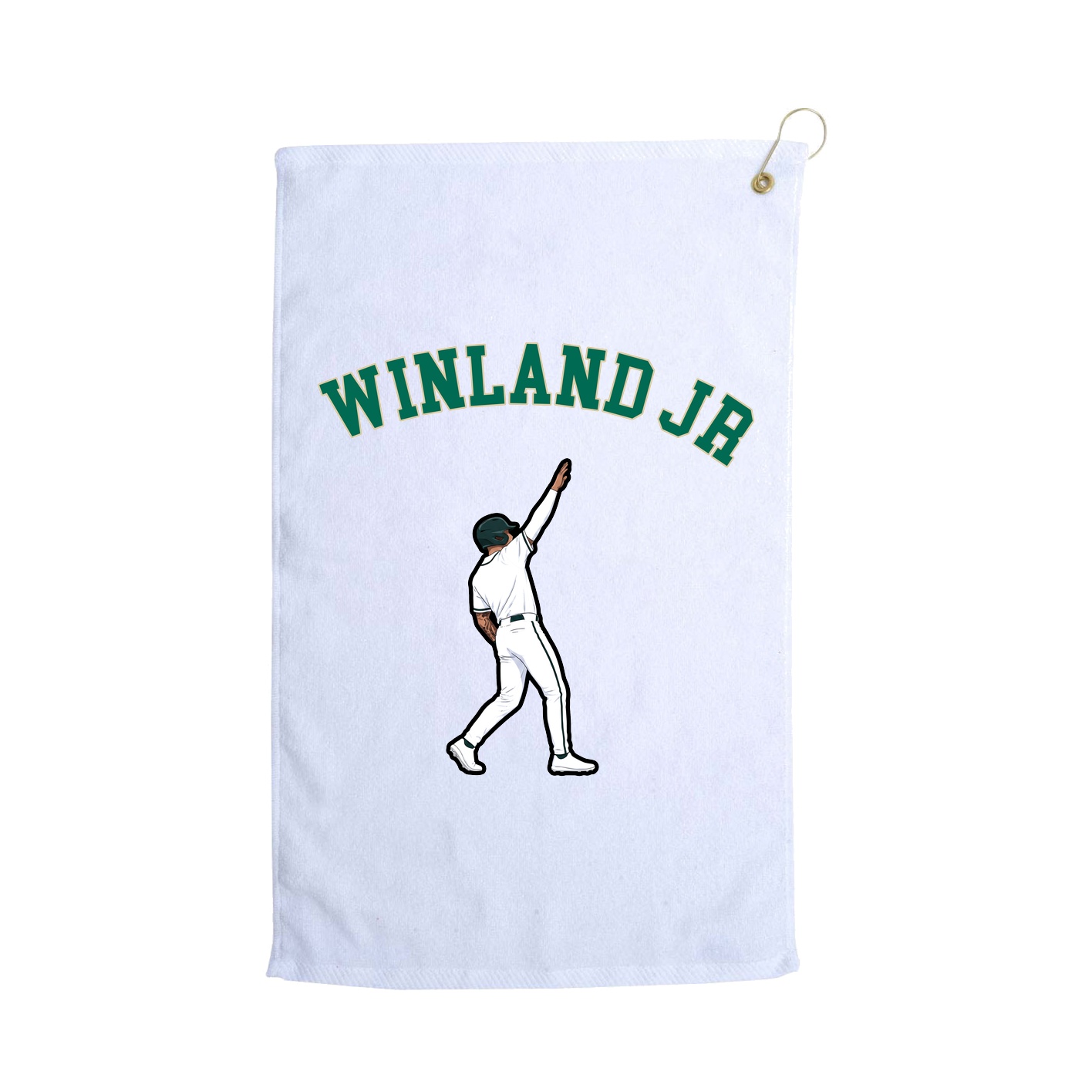 Golf Towel — Shirsey Arch in White