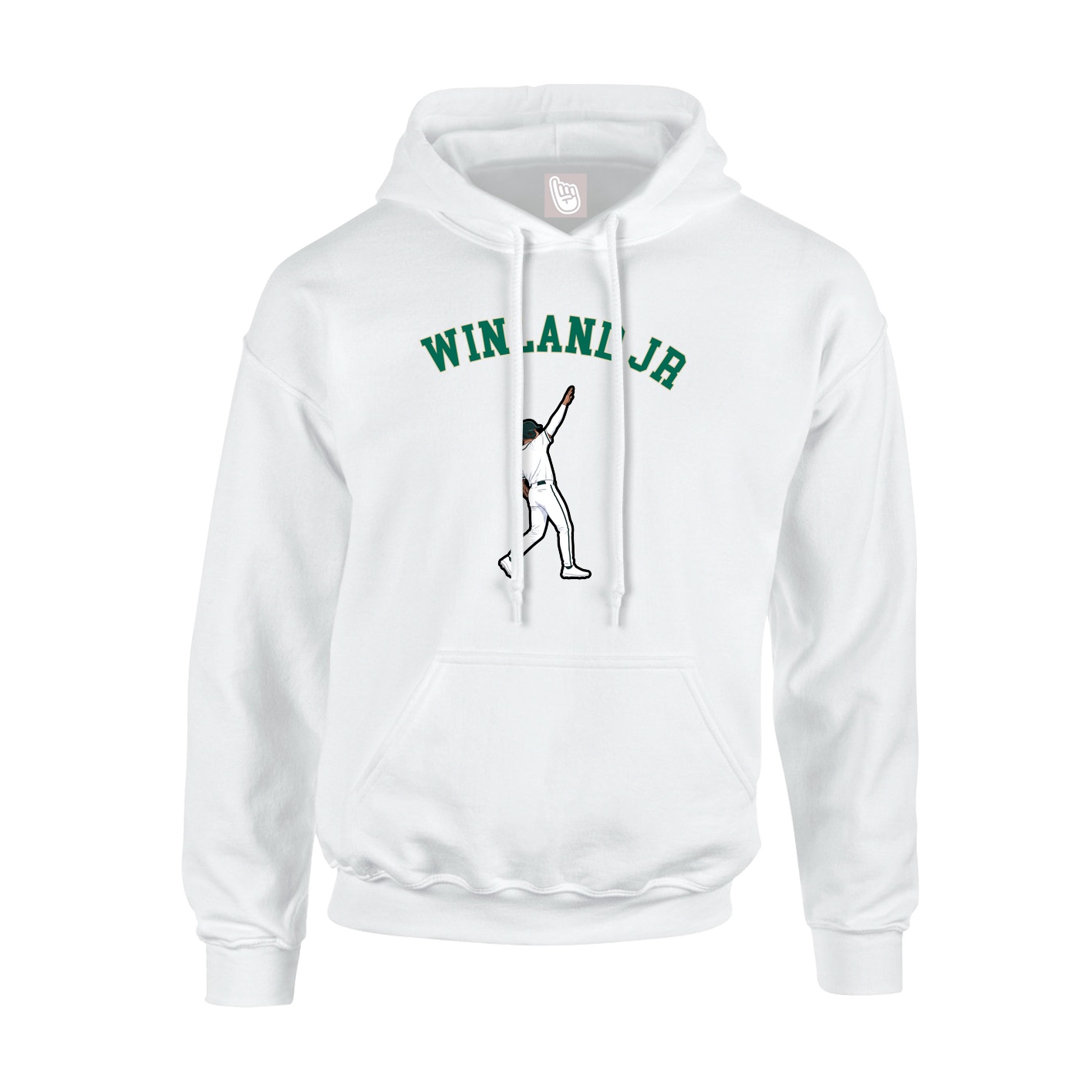 Youth Hoodie — Shirsey Arch in White