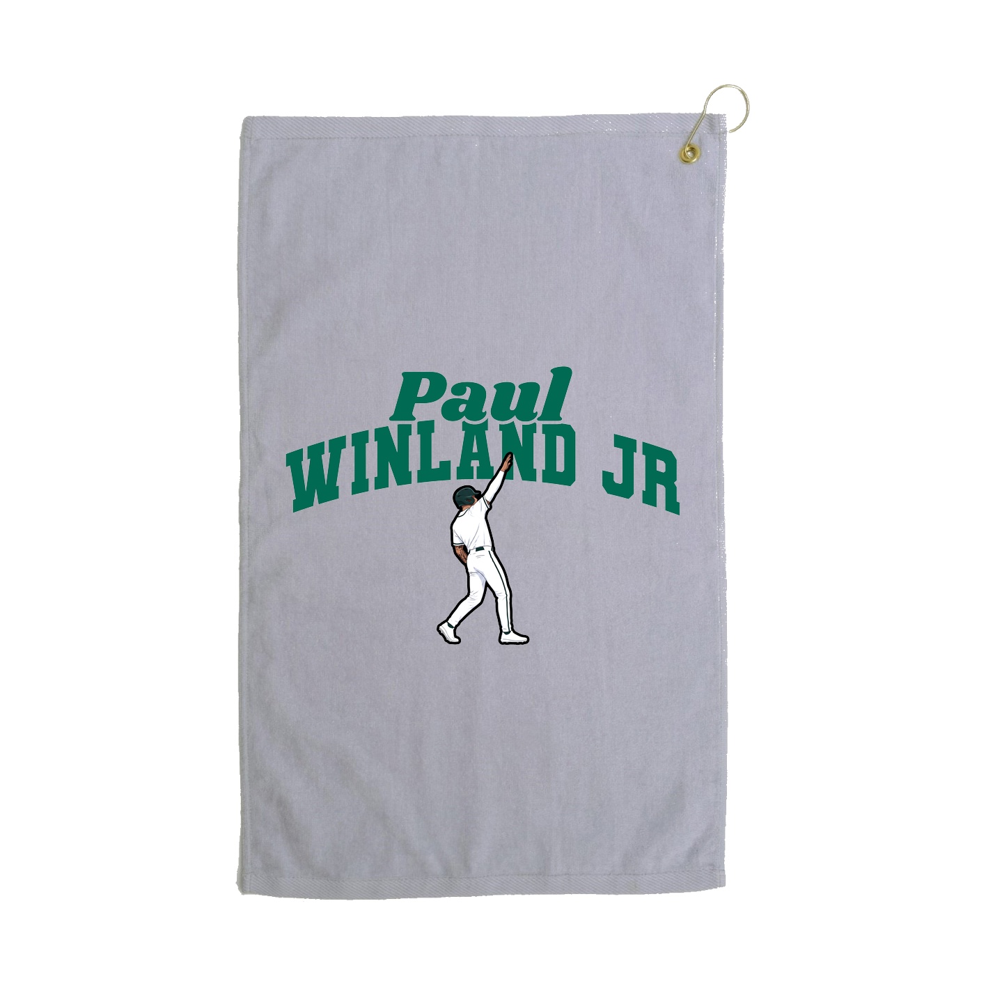 Golf Towel — Signature Arch in Grey