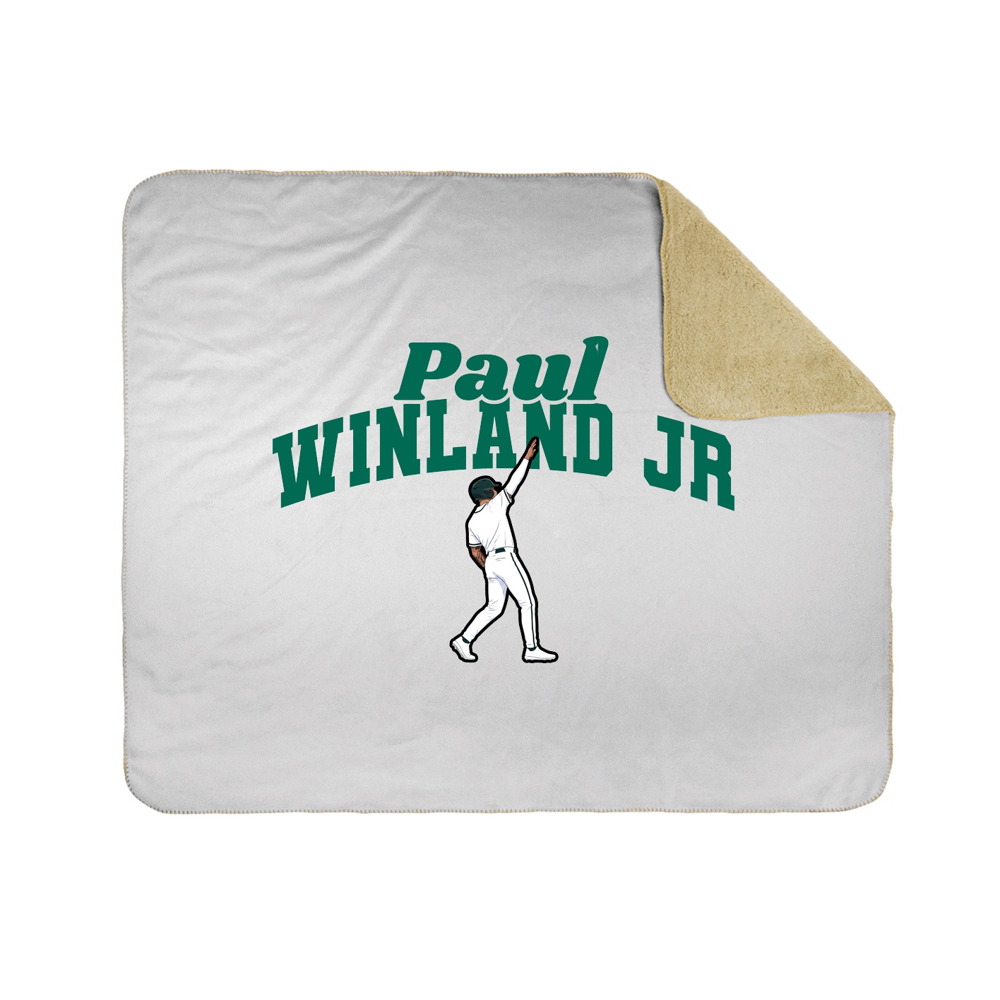 Throw Blanket — Signature Arch in White