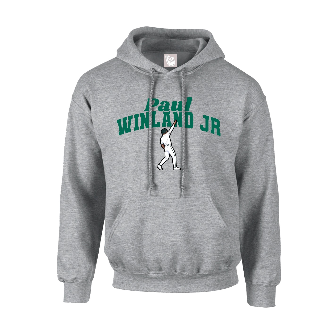 Hoodie — Signature Arch in Grey