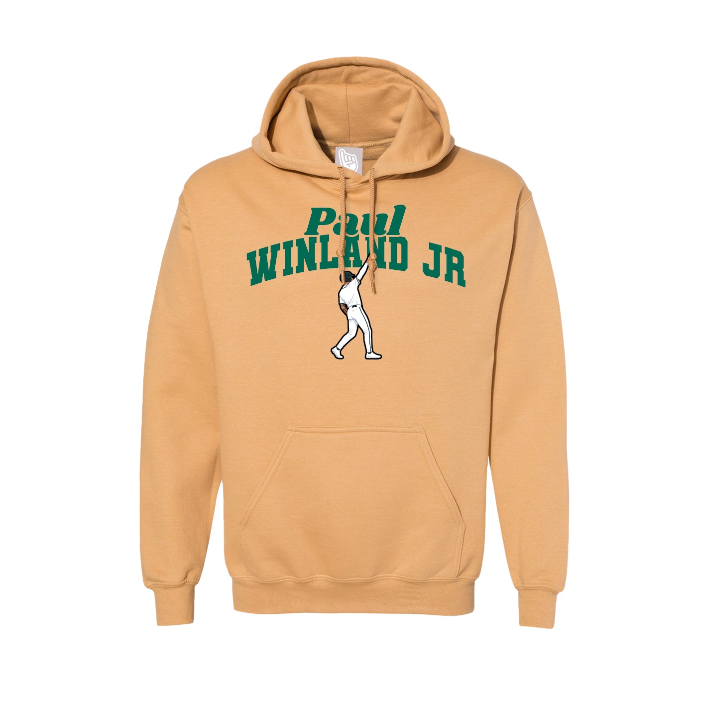 Hoodie — Signature Arch in Vegas Gold