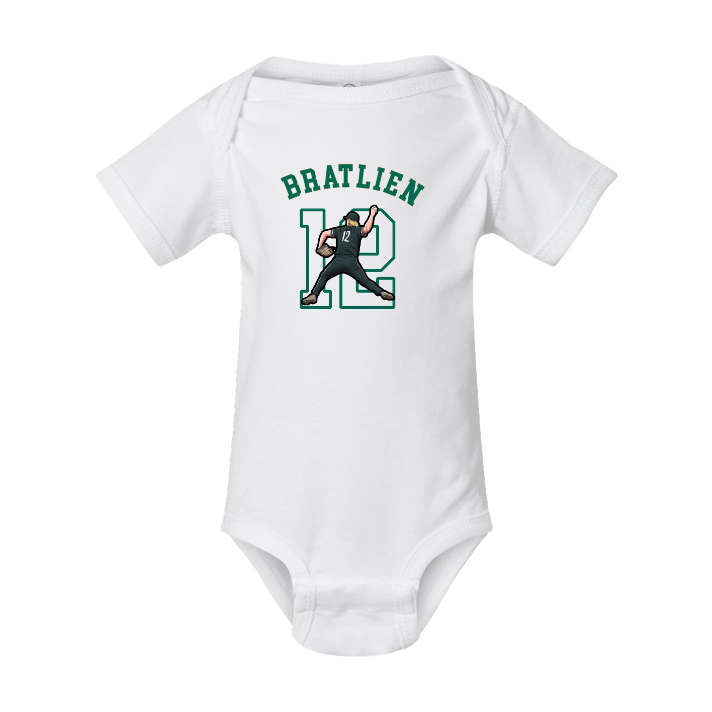 Baby Onesie — Shirsey Arch in White