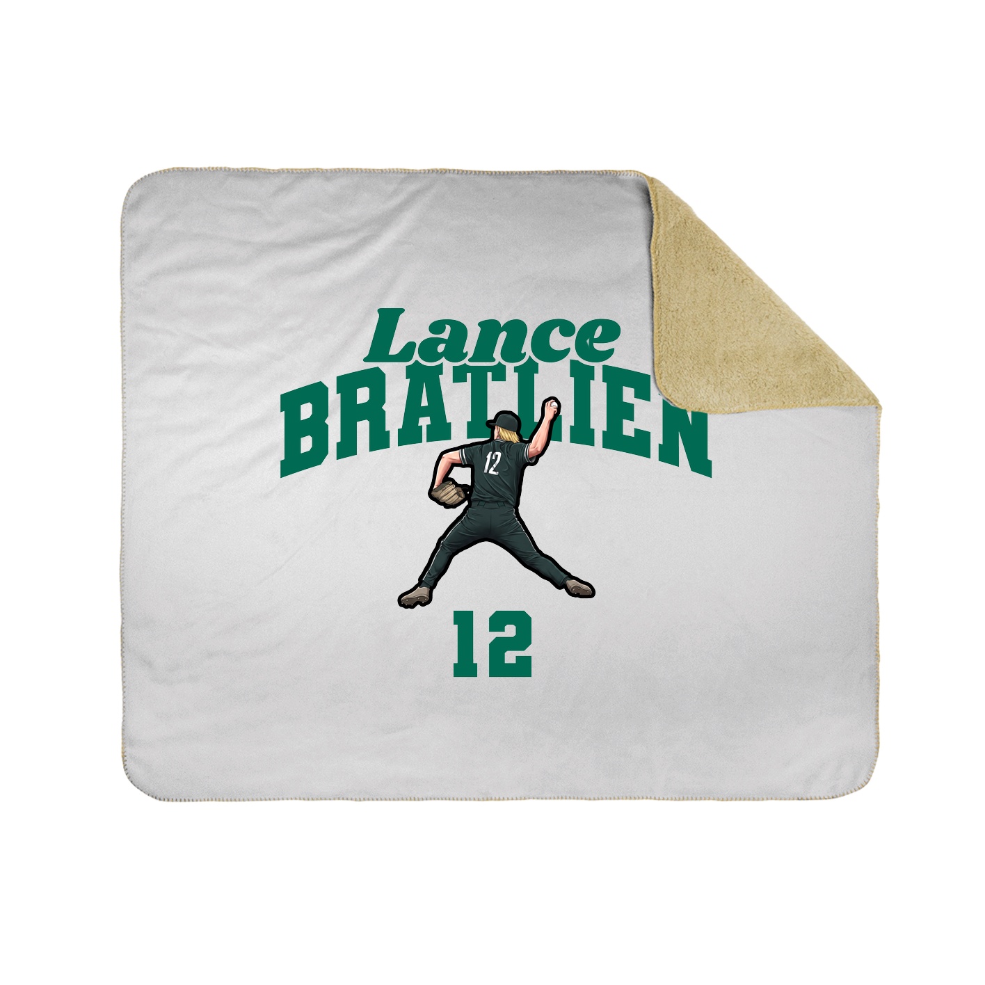 Throw Blanket — Signature Arch in White
