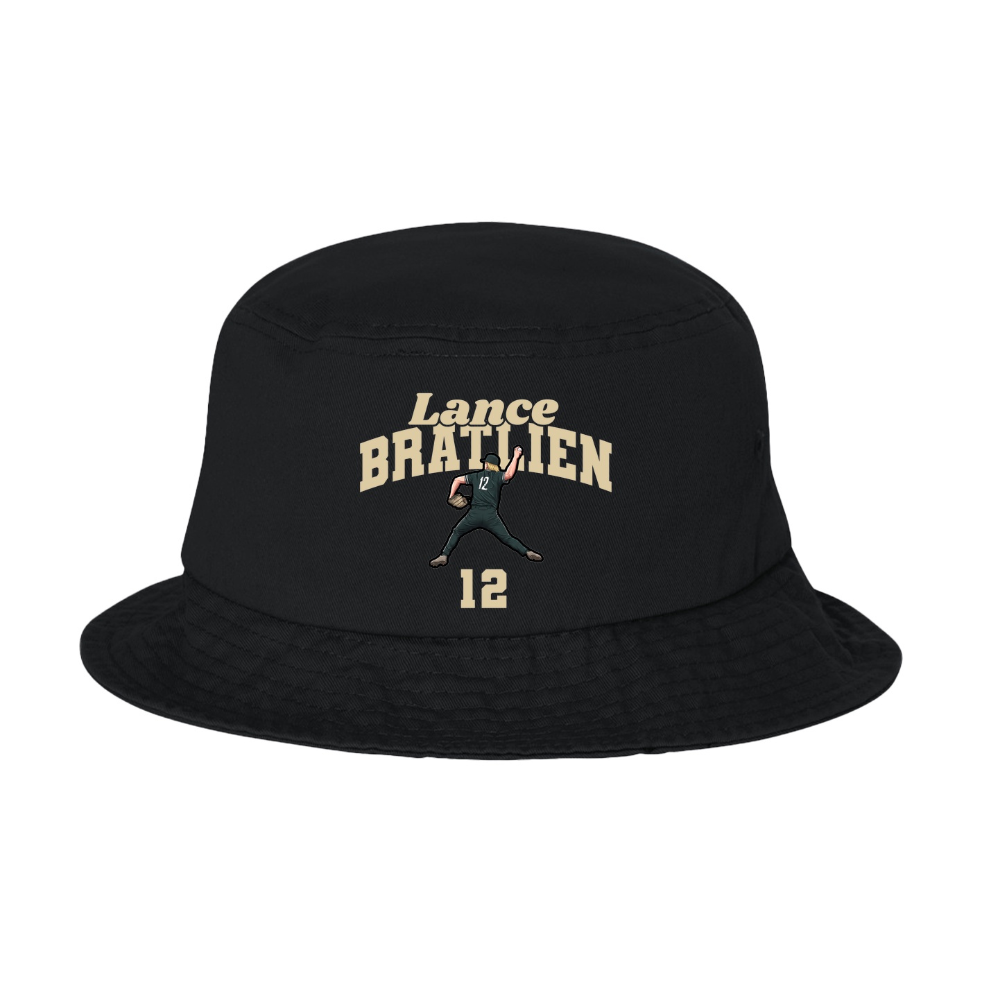 Bucket Cap — Signature Arch in Black