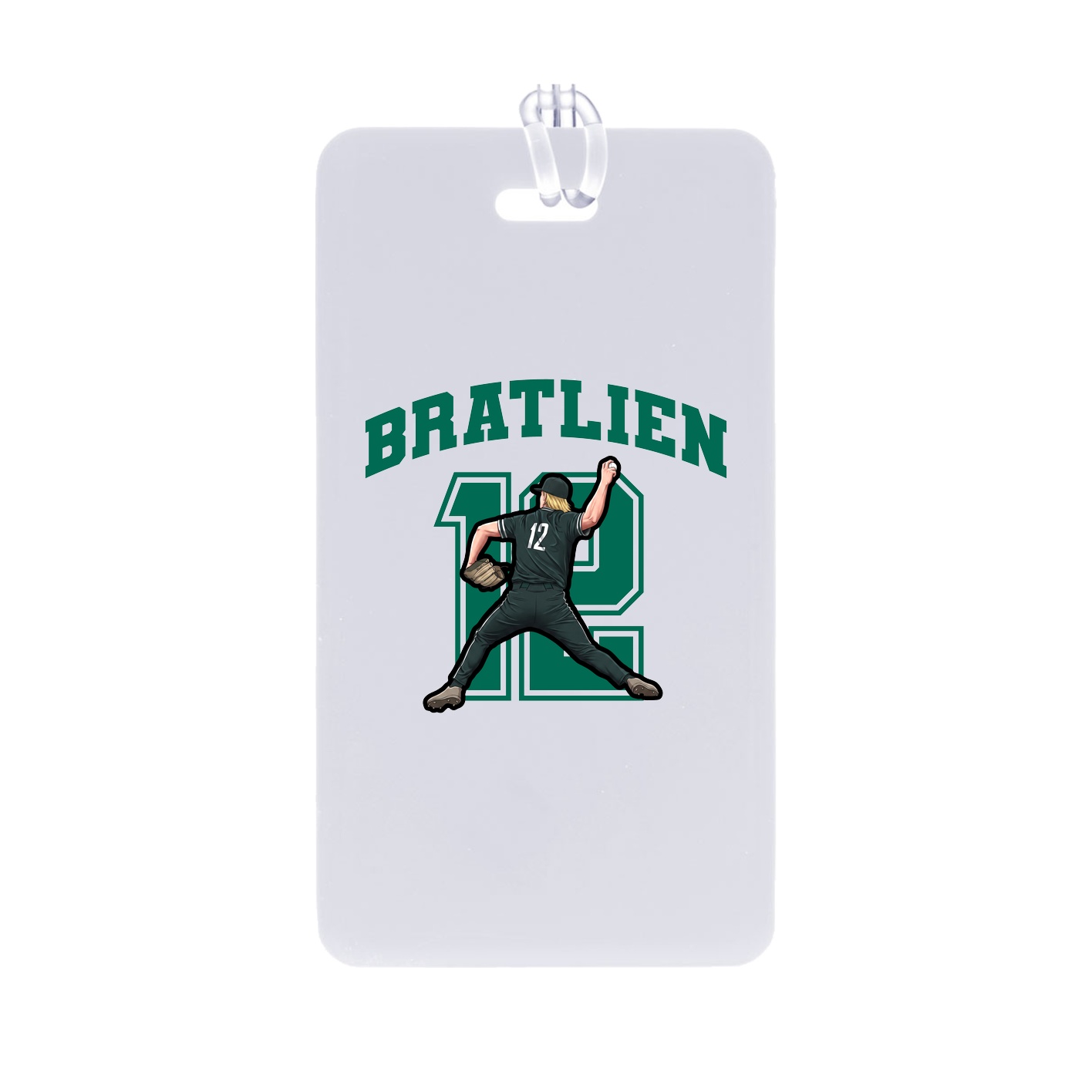 Bag Tag — Number in Classic