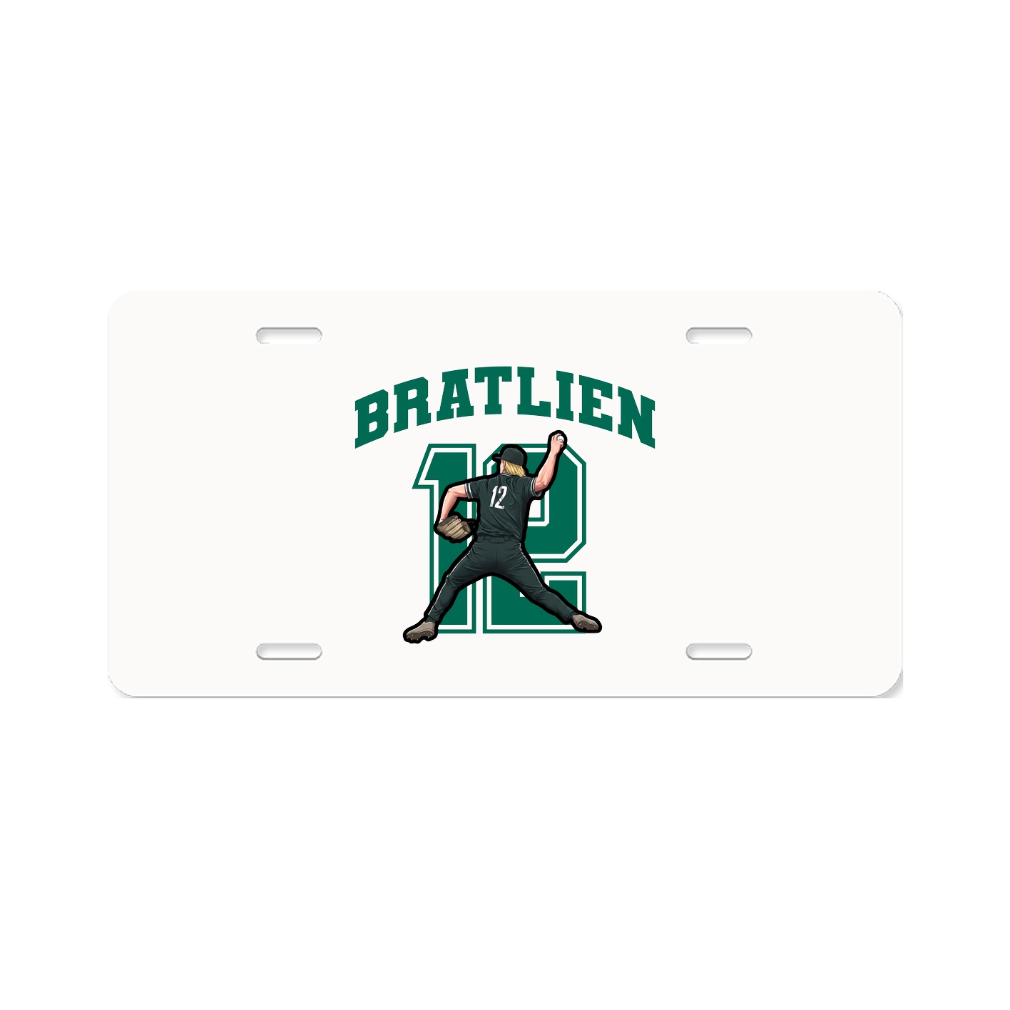 License Plate — Number in Classic