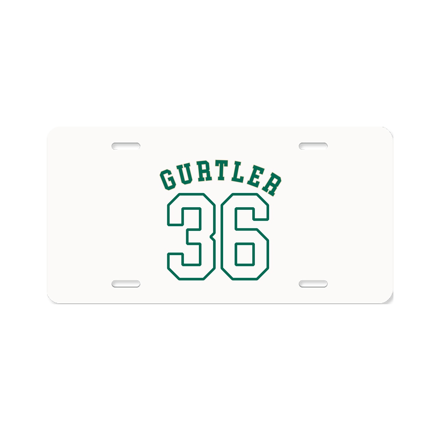 License Plate — Shirsey Arch in Classic