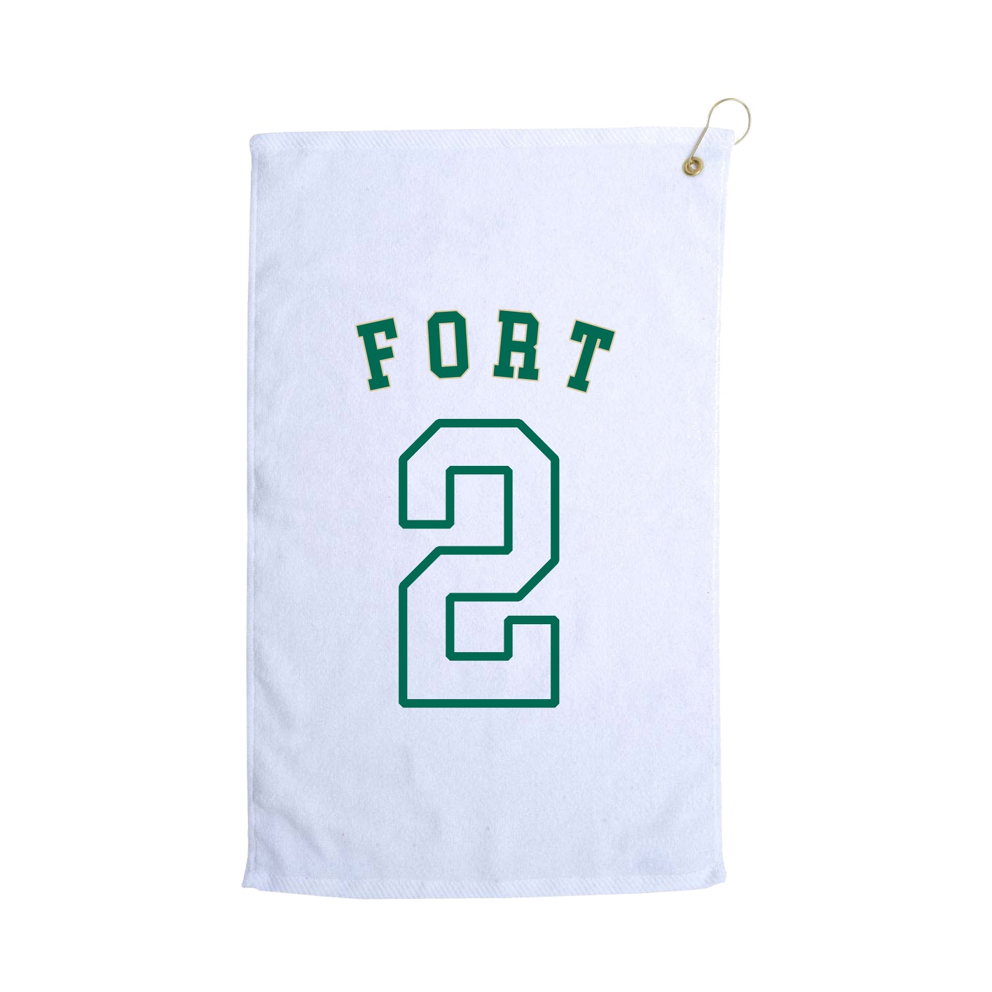 Golf Towel — Shirsey Arch in White