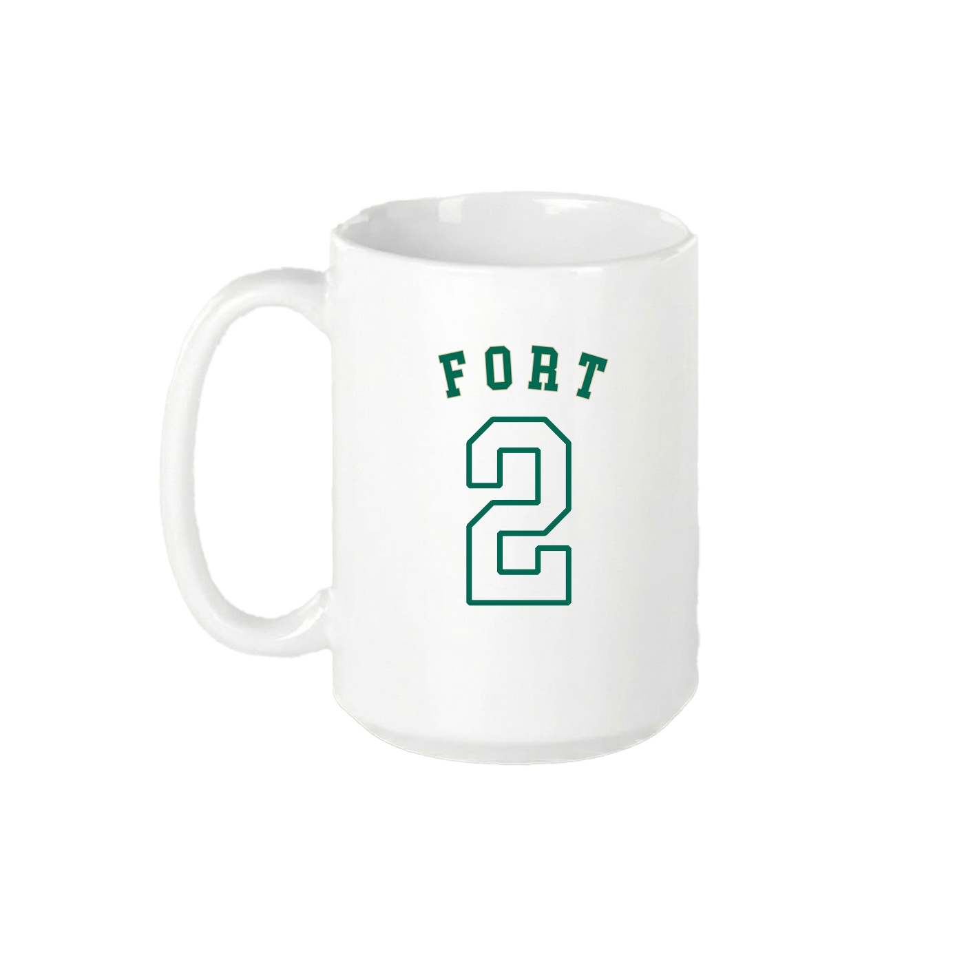 15oz Coffee Mug — Shirsey Arch in White