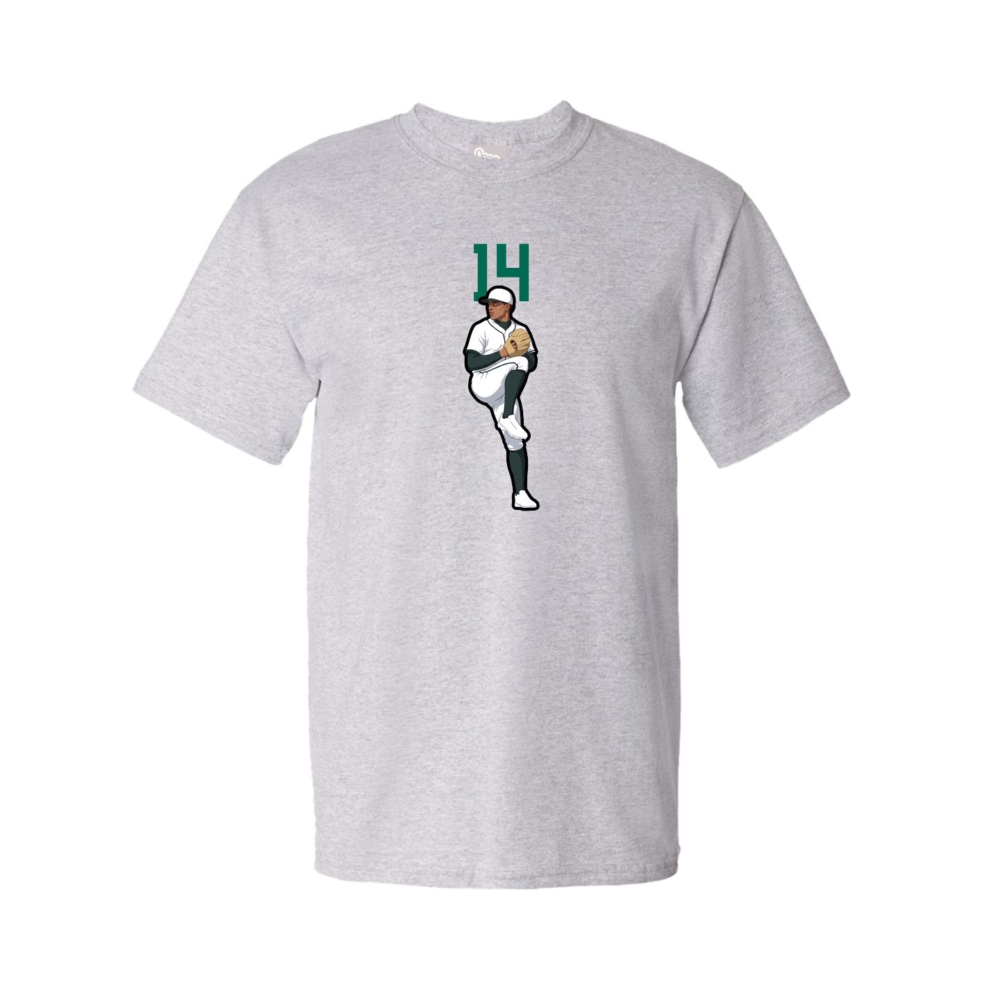 Tee — Number Top in Grey