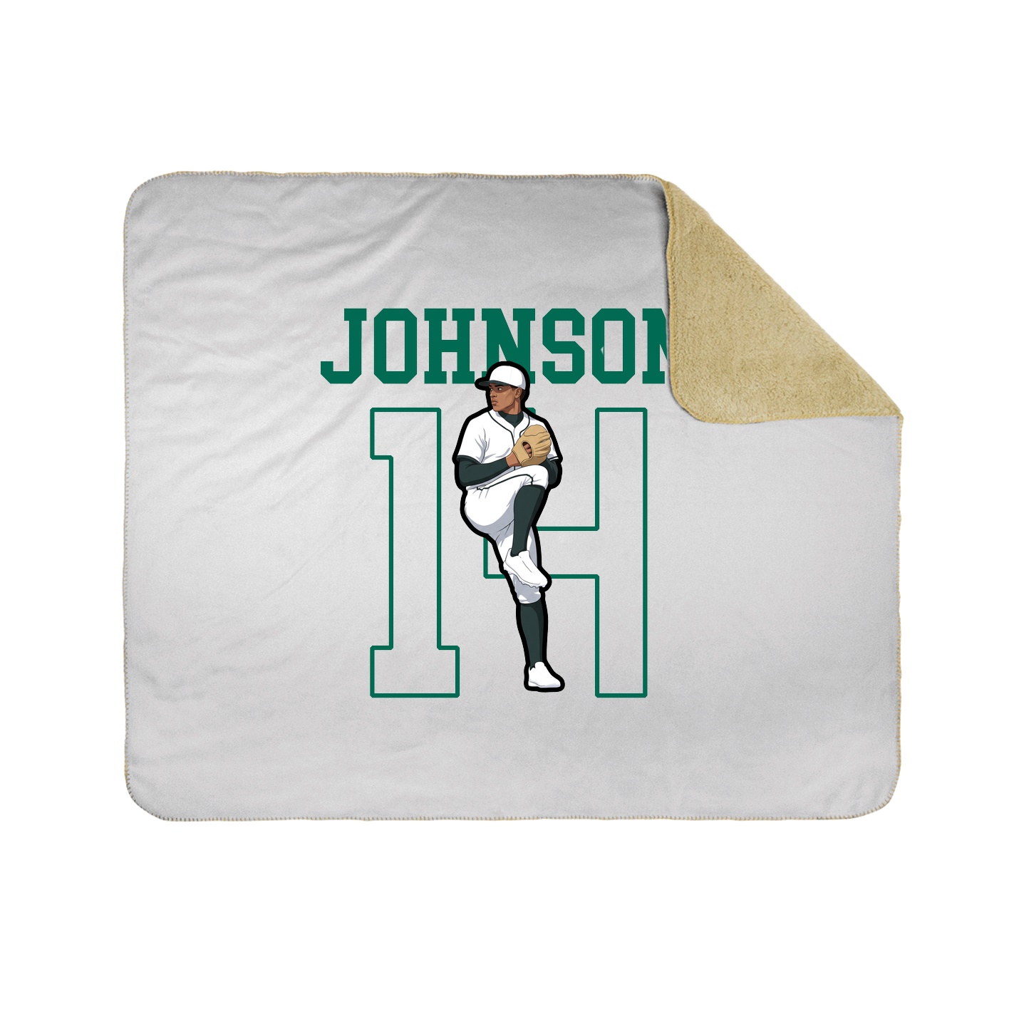 Throw Blanket — Shirsey in White