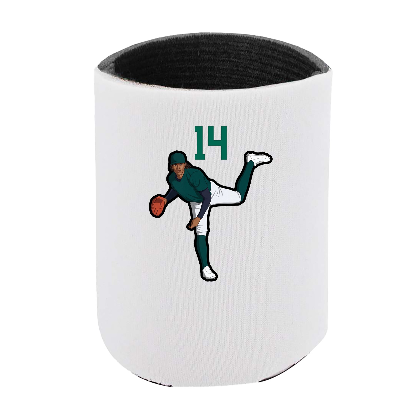 Can Holder — Number Top in White