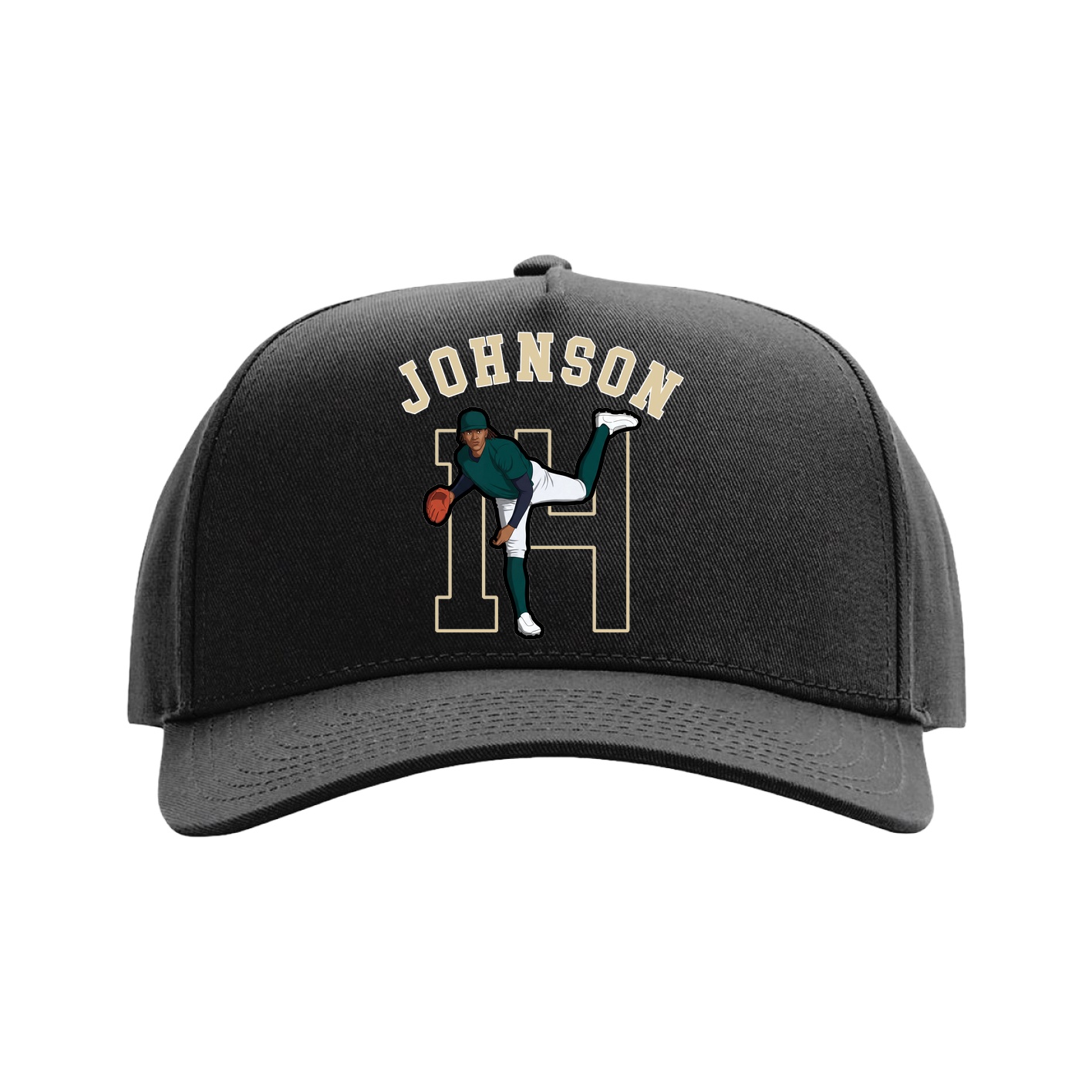 Full Fabric Five-Panel Champ Cap