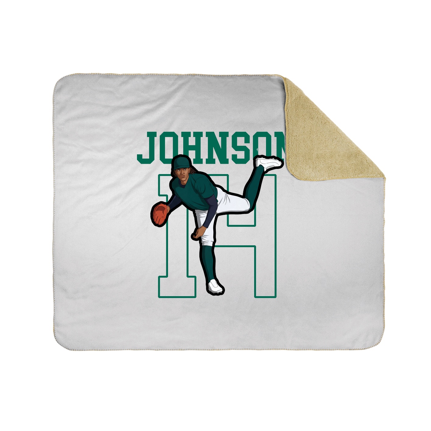 Throw Blanket — Shirsey in White