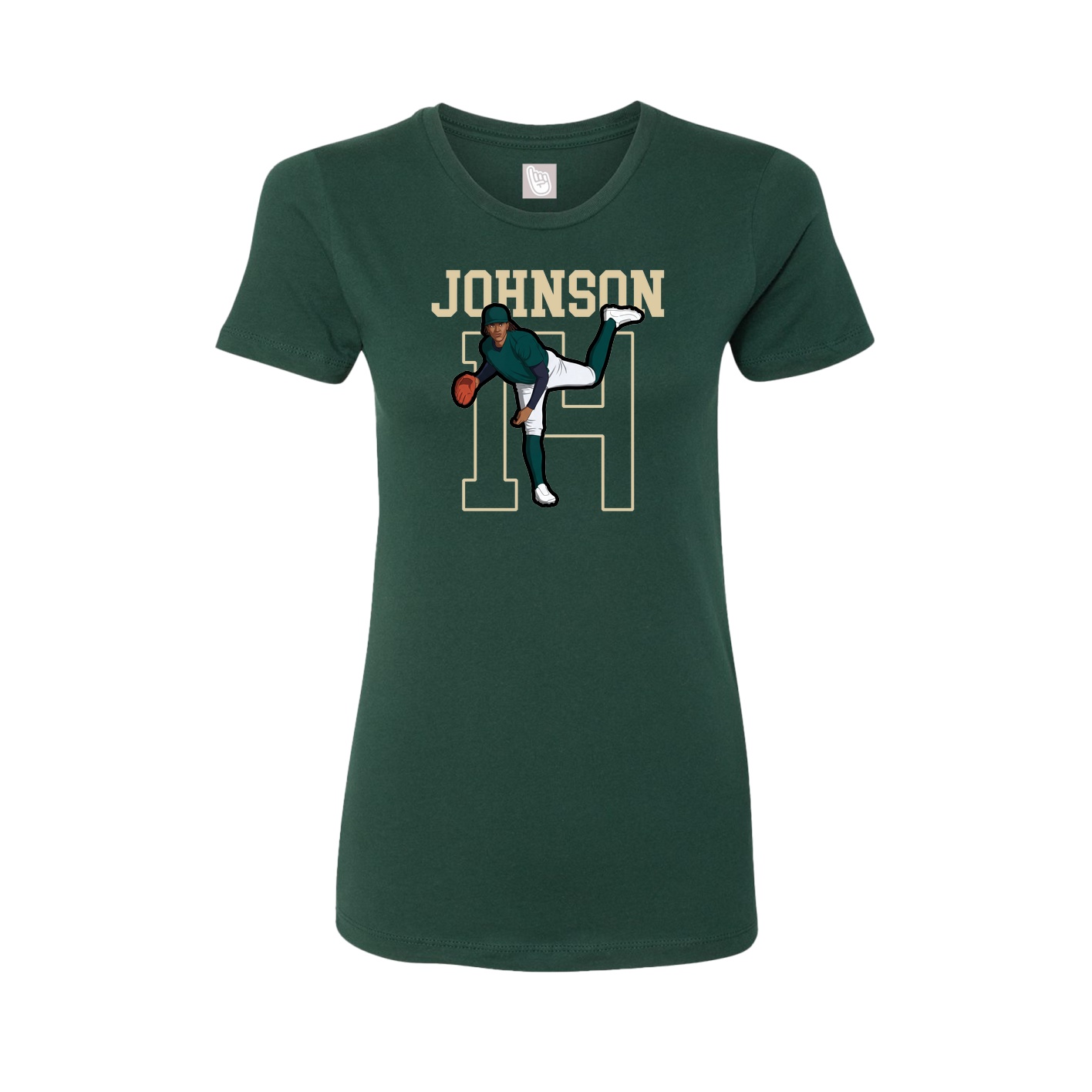 Fitted Women's Tee — Shirsey in Green