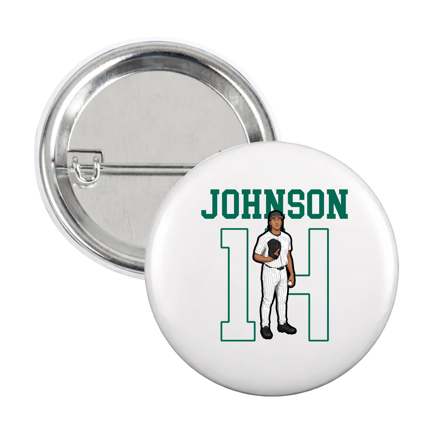 Game Day Button — Shirsey in White