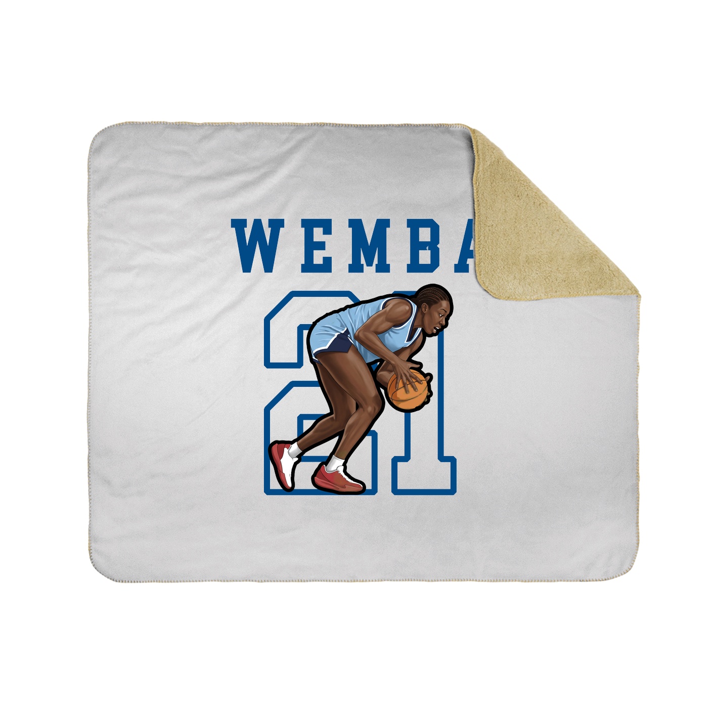 Throw Blanket — Shirsey in White