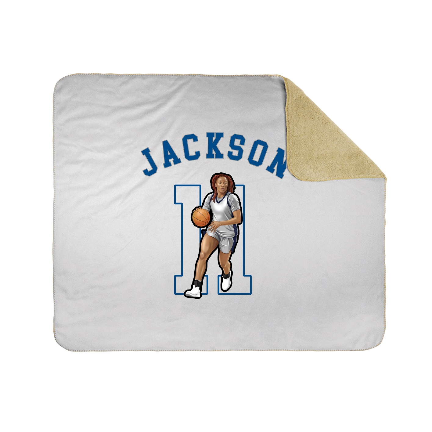 Throw Blanket — Shirsey Arch in White