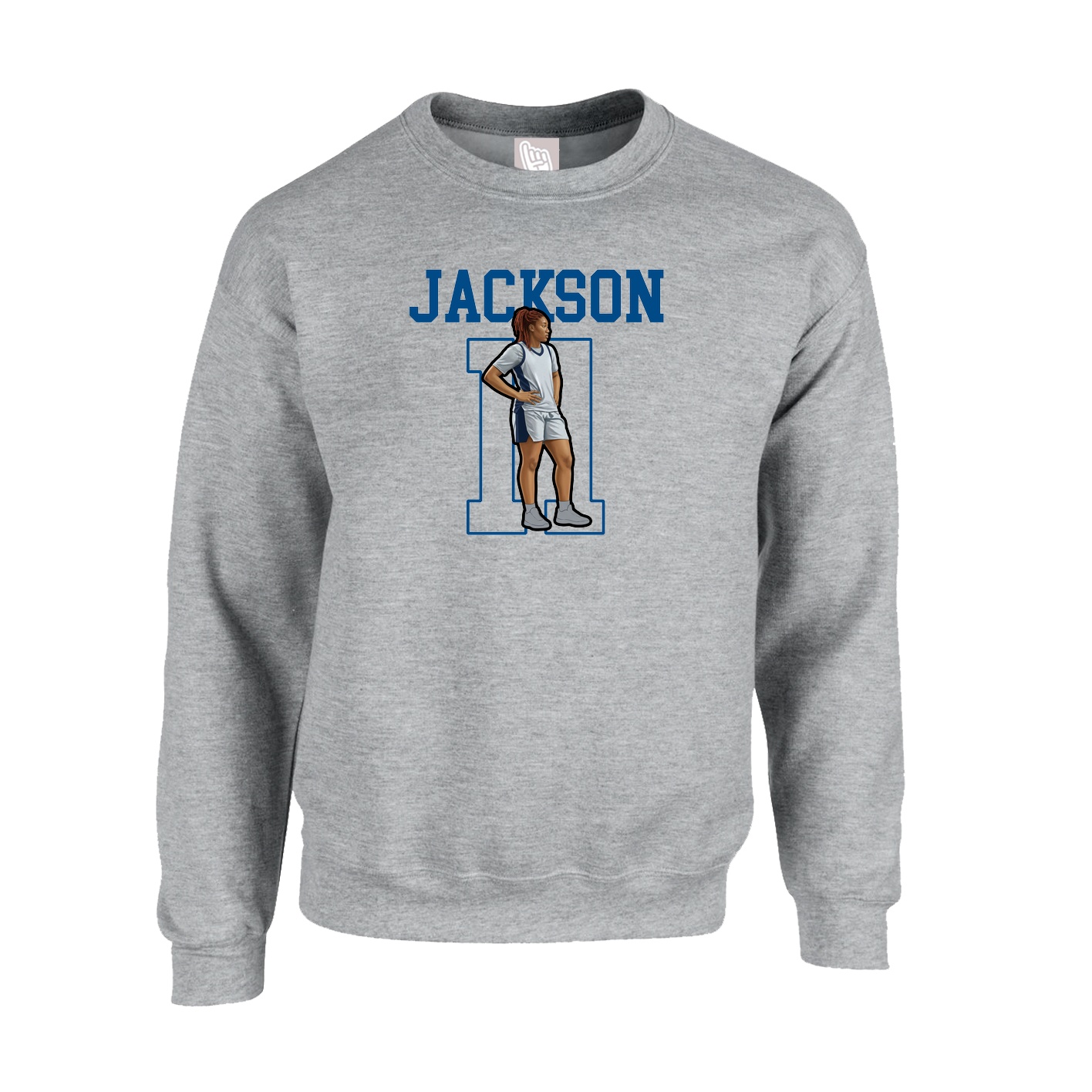 Fleece Crew — Shirsey in Grey