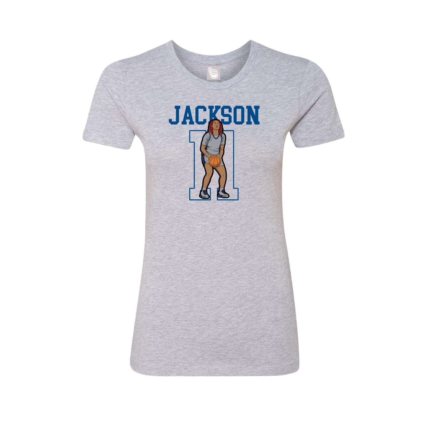 Fitted Women's Tee — Shirsey in Grey