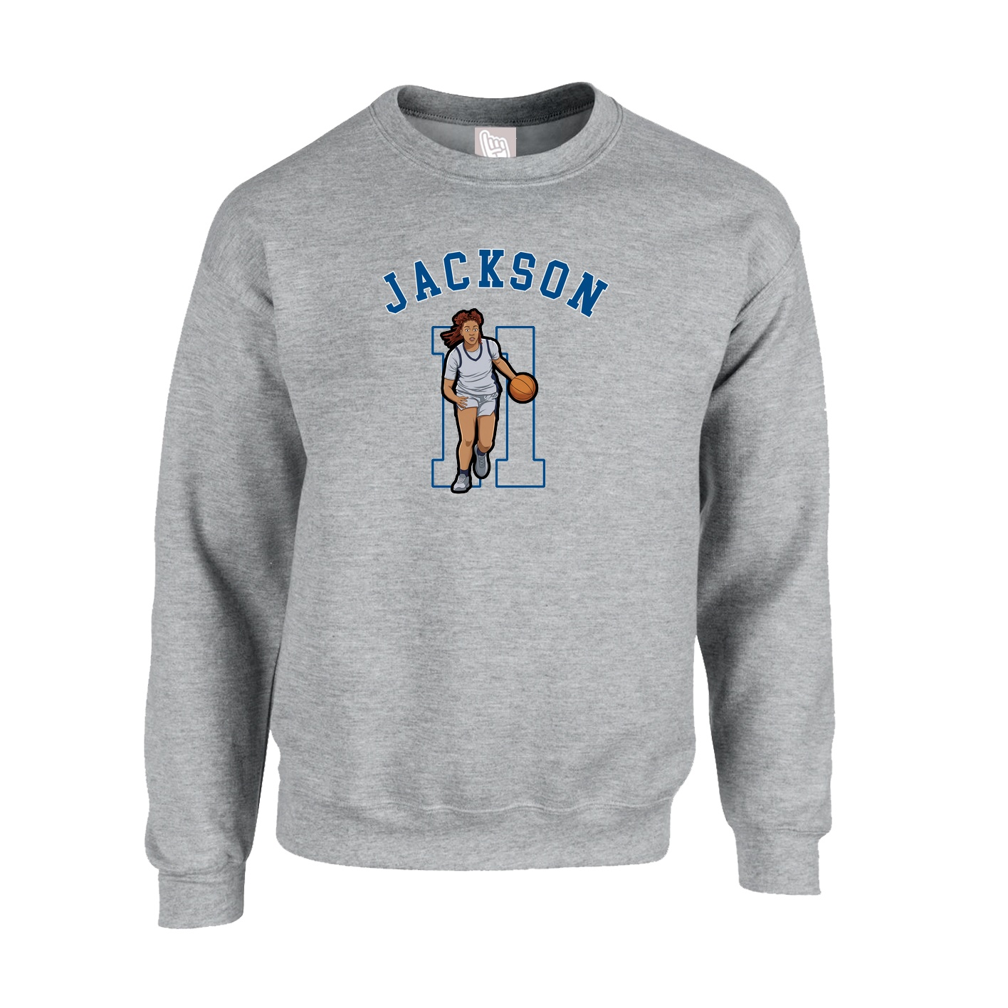Fleece Crew — Shirsey Arch in Grey