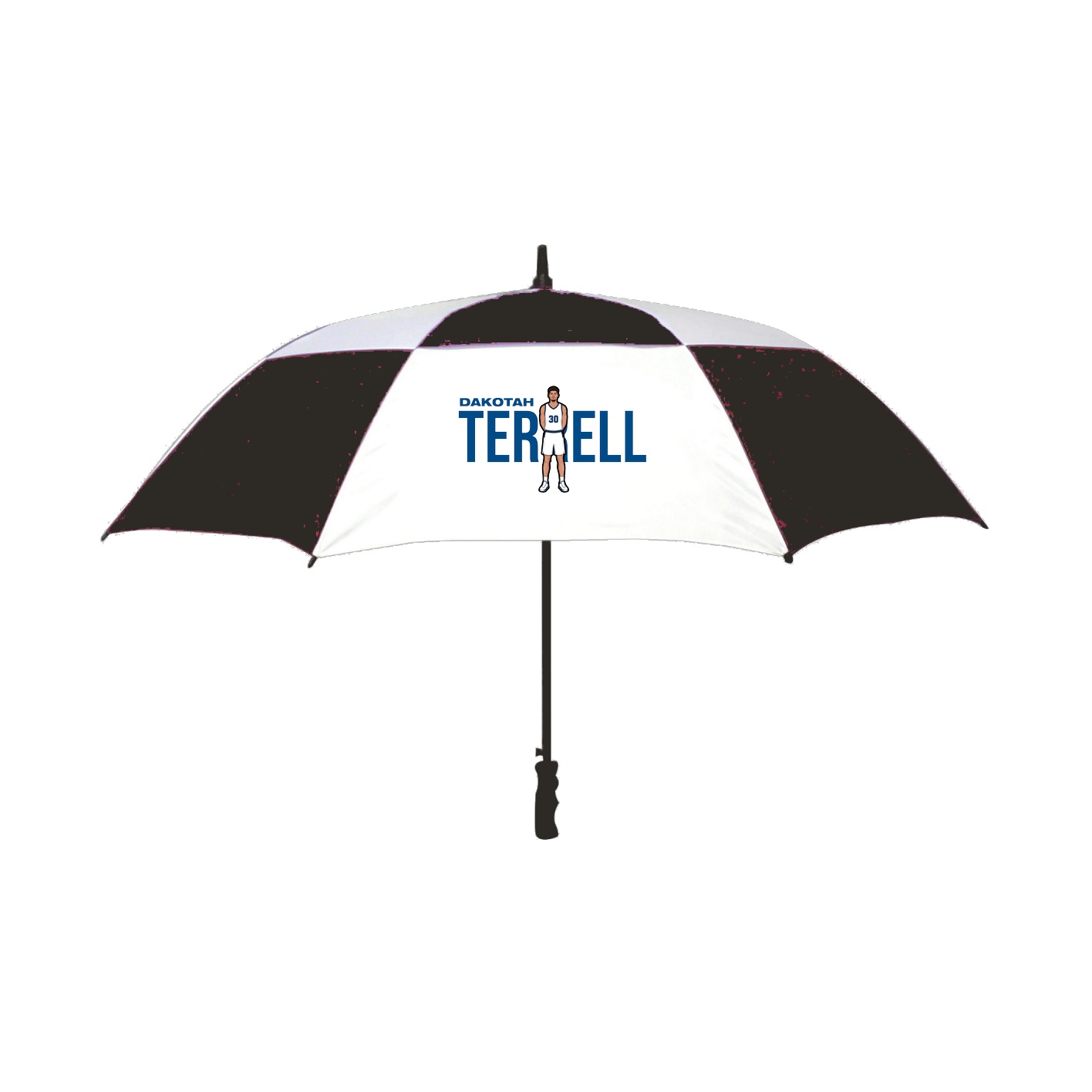 Golf Umbrella — Player Name in Black