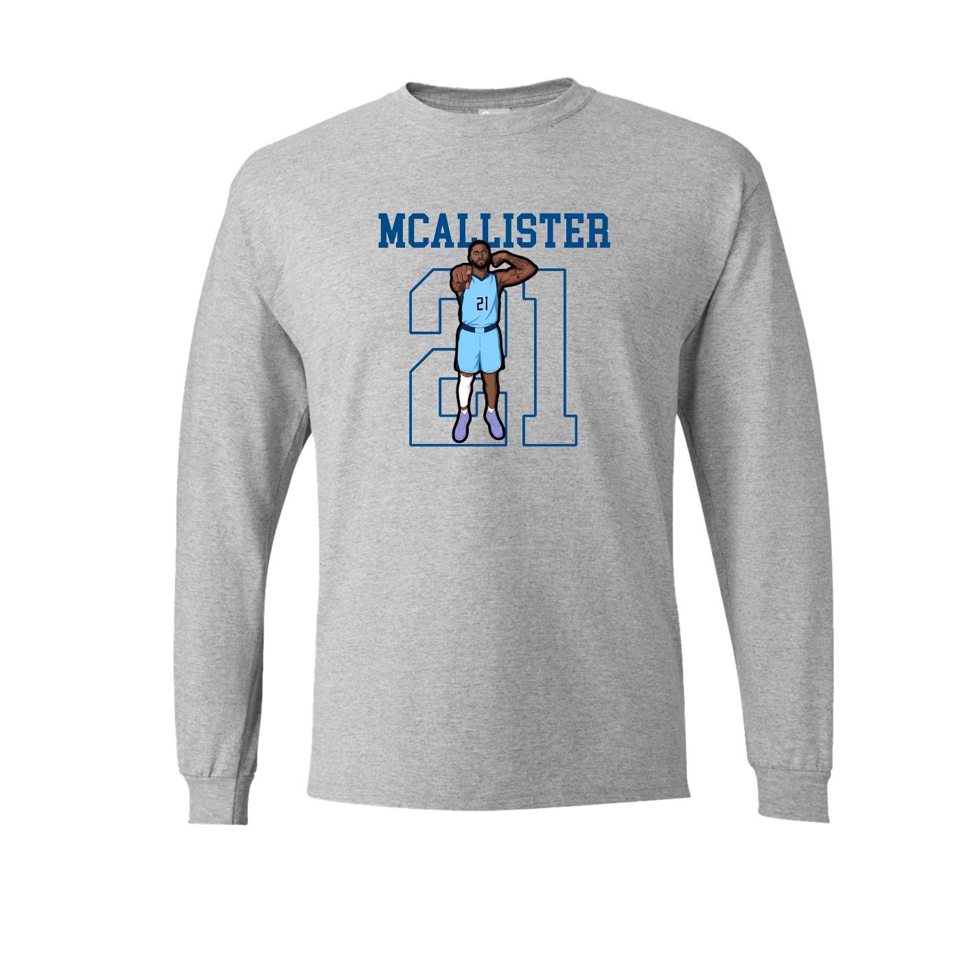 Long Sleeve Tee — Shirsey in Grey
