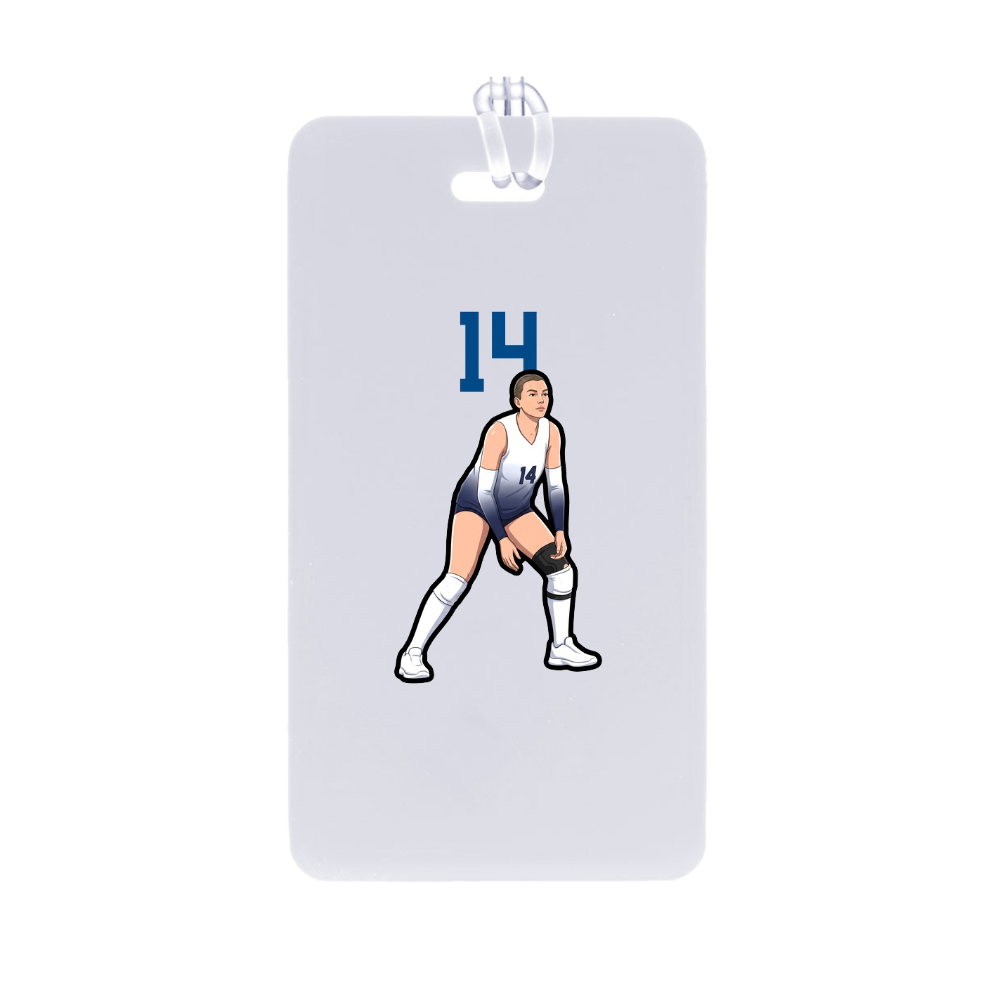 Bag Tag — Number Top in Classic