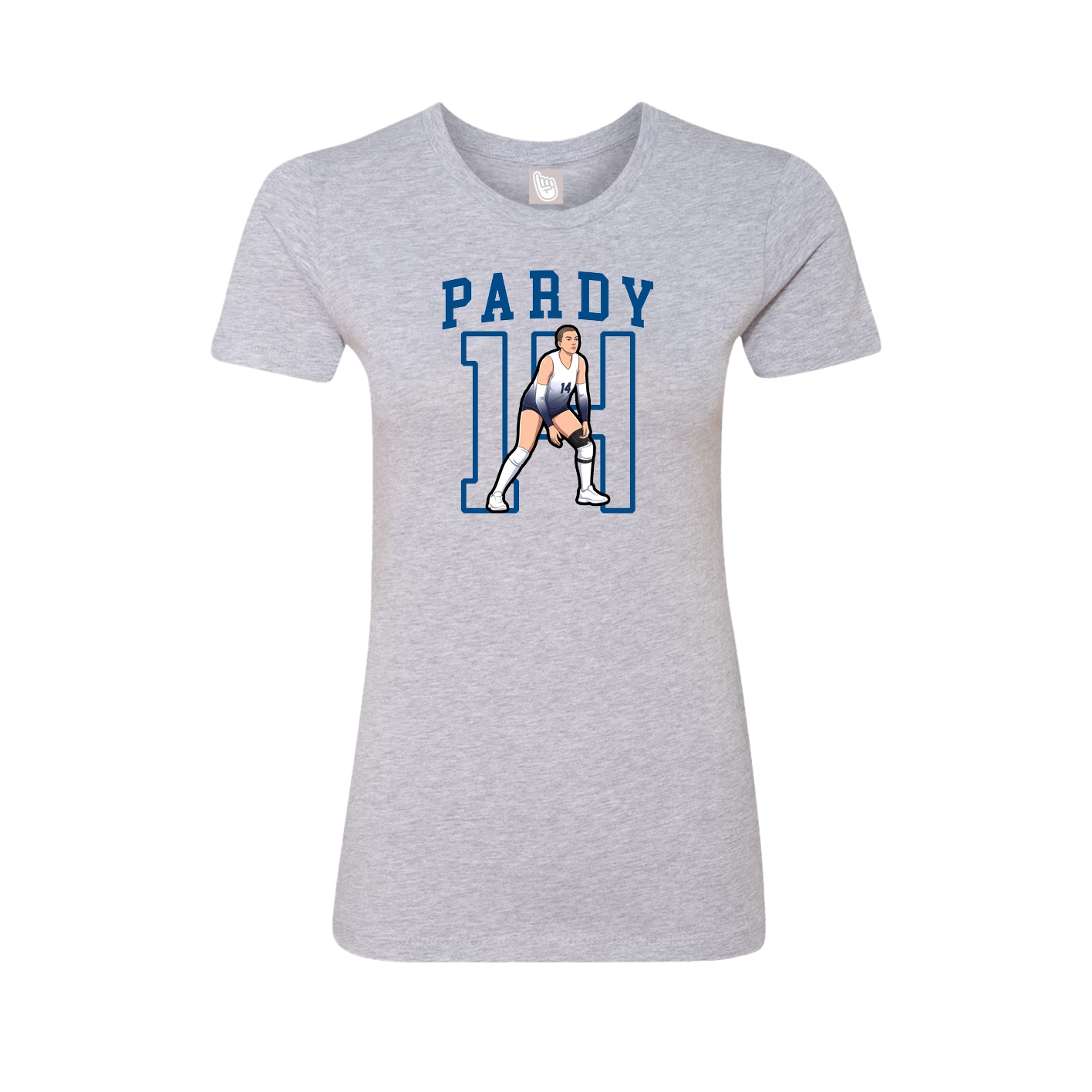 Fitted Women's Tee — Shirsey in Grey